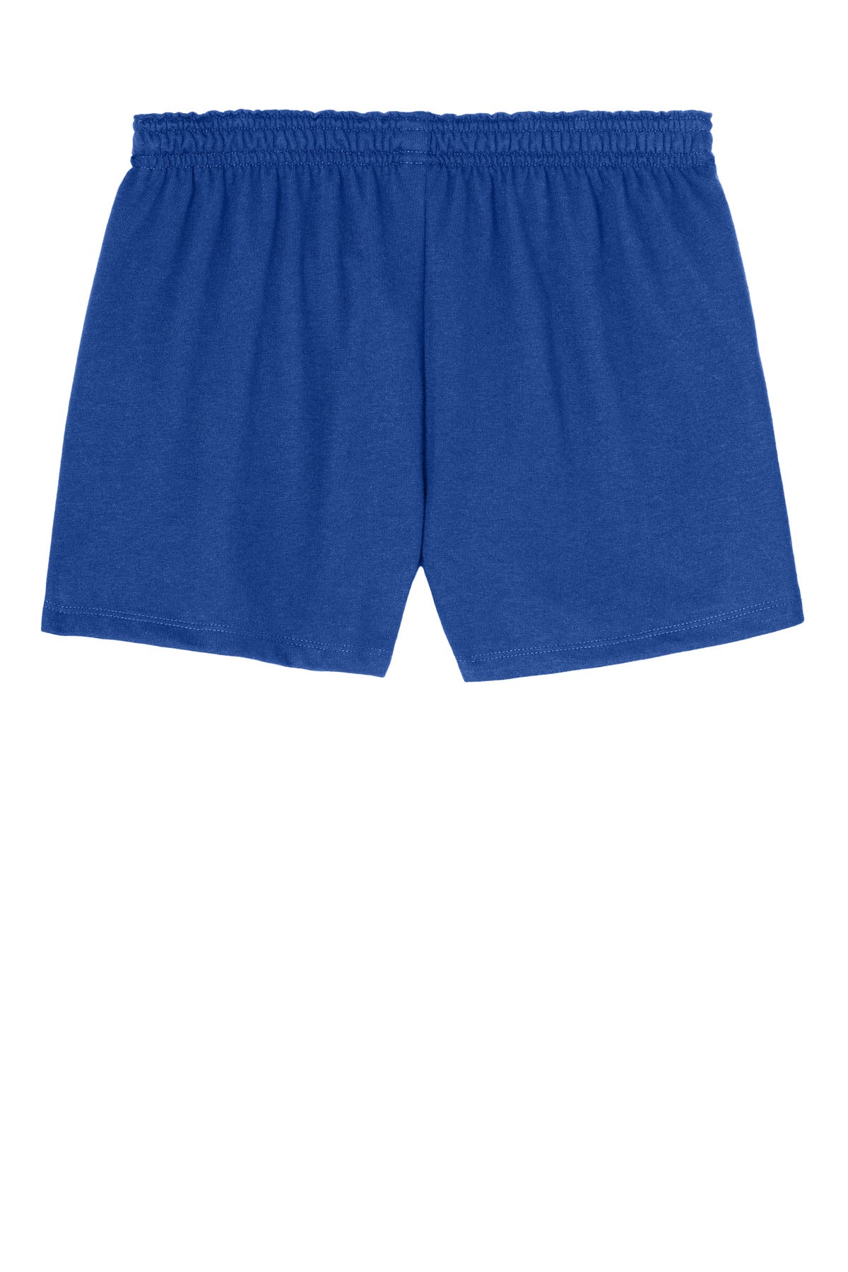Rear View of TrueRoyal Sport-Tek Women's Jersey Knit Squad Short LST311