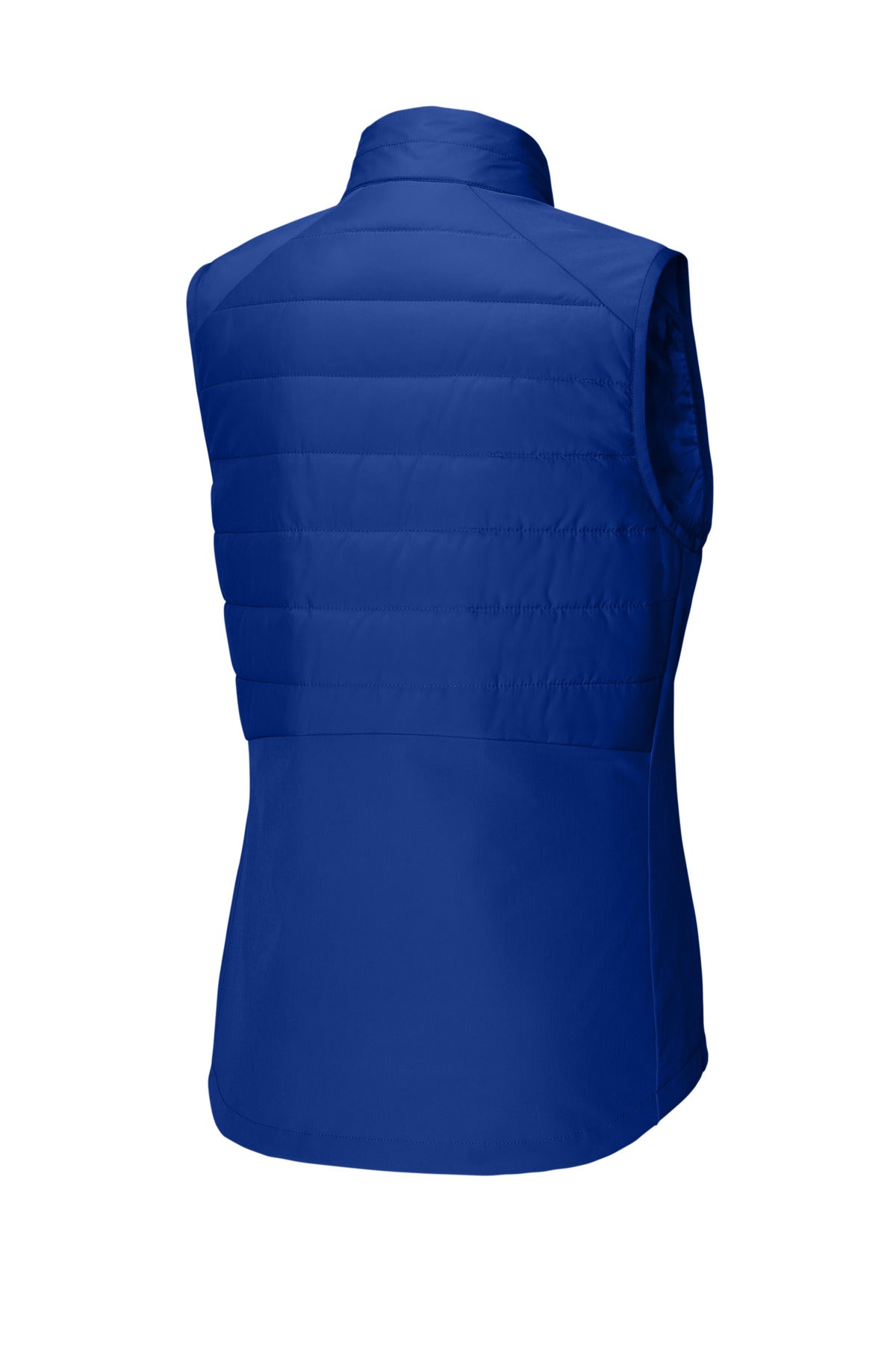 Rear View of TrueRoyal Sport-Tek Women's Teknical Hybrid Vest LST941