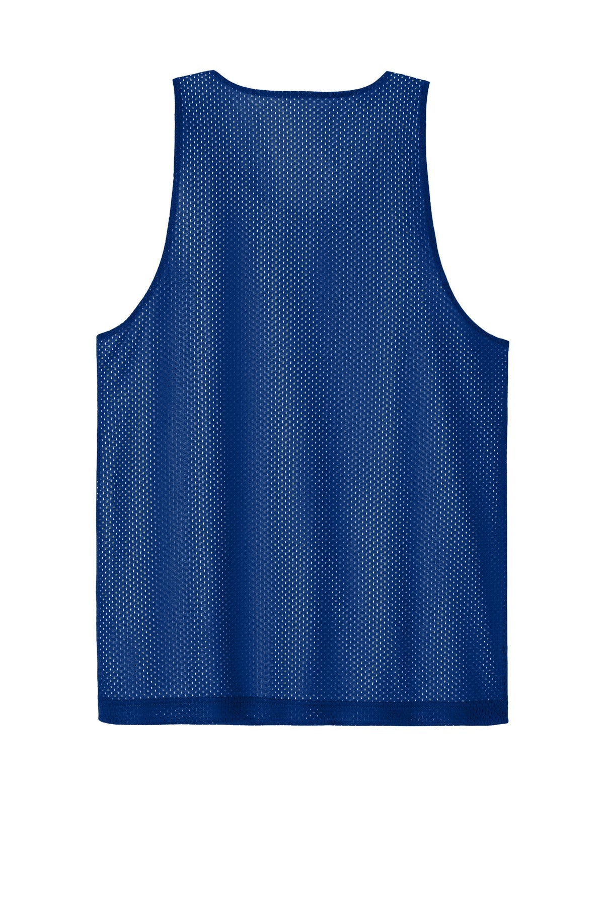 Rear View of TRy/White Sport-Tek PosiCharge Reversible Mesh Tank ST5000