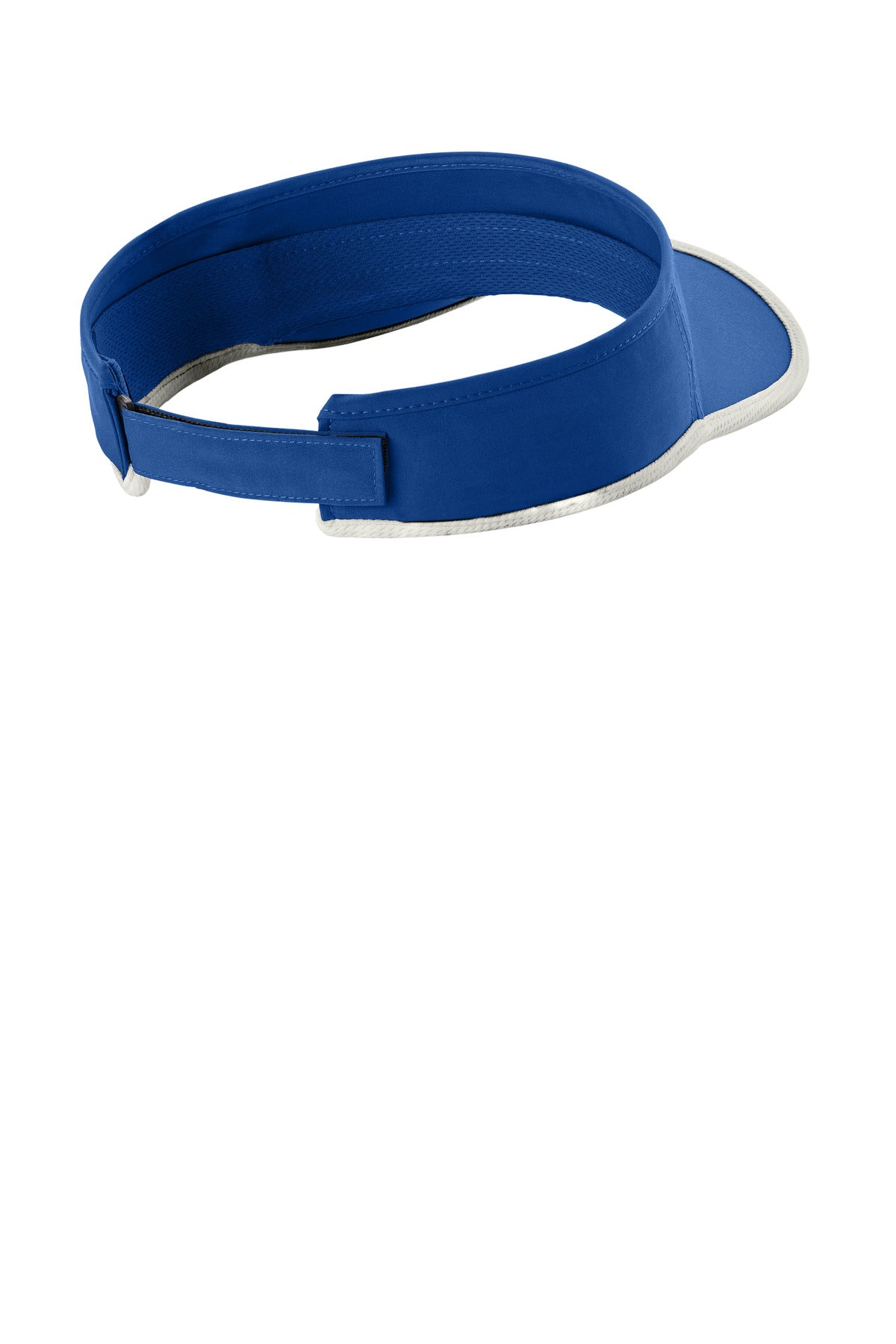 Rear View of TRy/White Sport-Tek Repeat Visor STC57