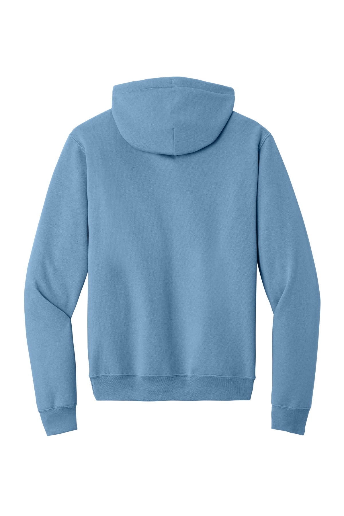 Rear View of TundraBlu Port & Co Core Fleece Pullover Hooded Sweatshirt. PC78H