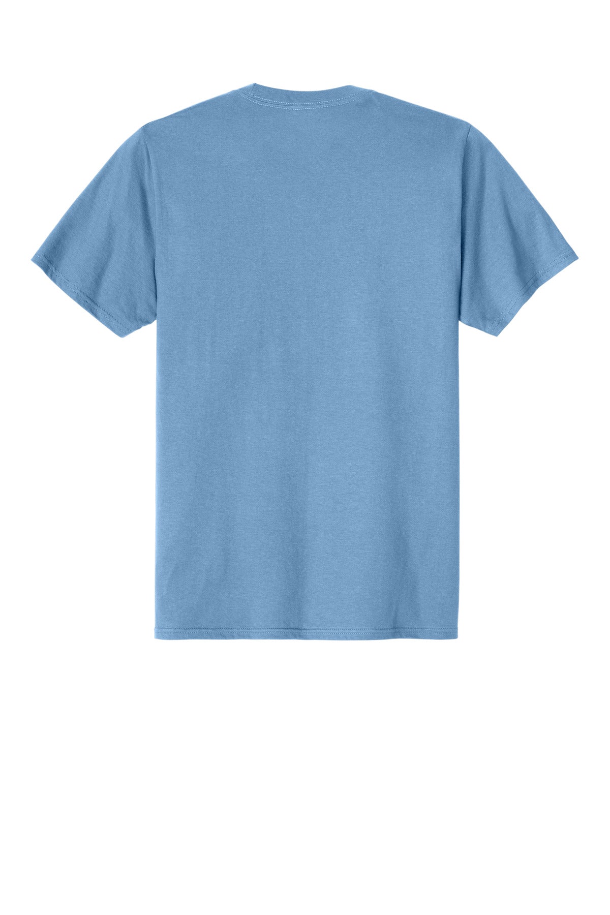 Rear View of TundraBlu Port & Co CVC Tee PC340