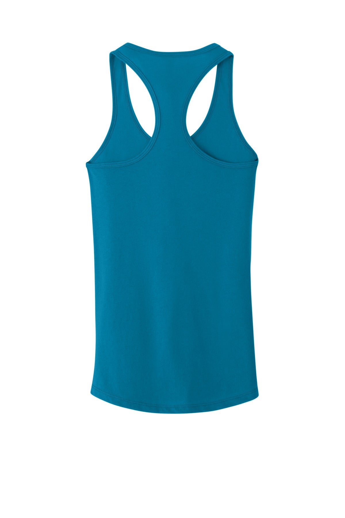 Rear View of Turquoise Next Level Apparel Women's Ideal Racerback Tank NL1533