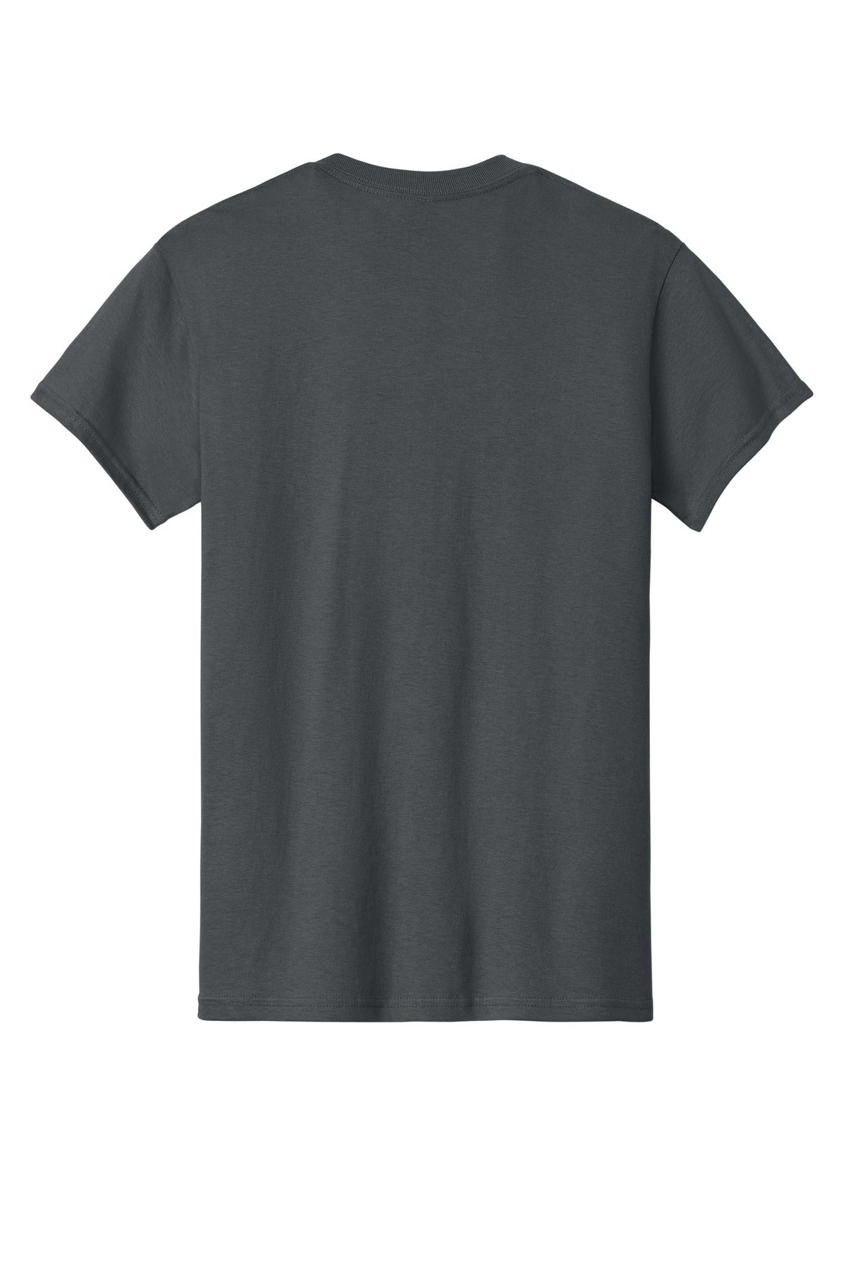Rear View of Tweed Gildan - Heavy Cotton 100% Cotton T-Shirt. 5000