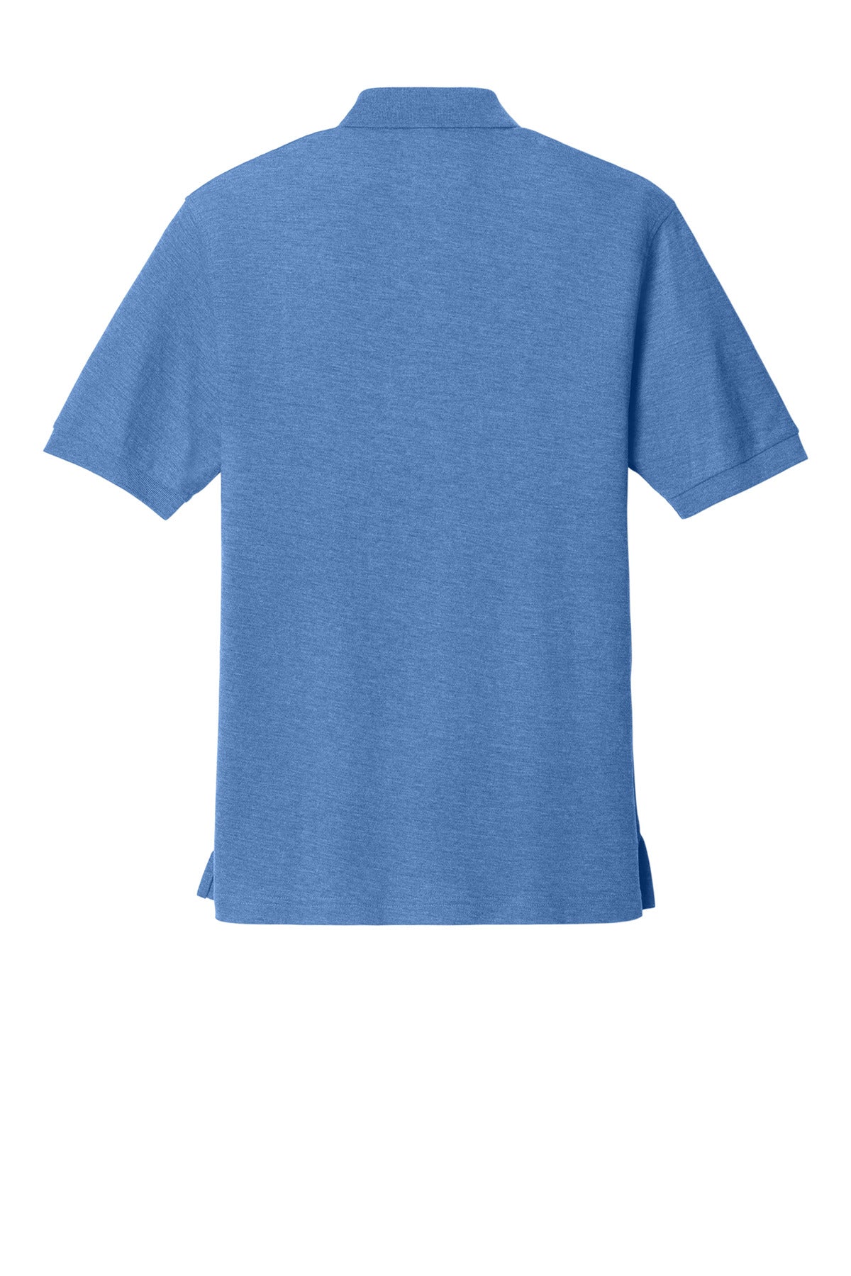 Rear View of UltramarineBlu Port Authority Extended Size Silk Touch Polo K500ES