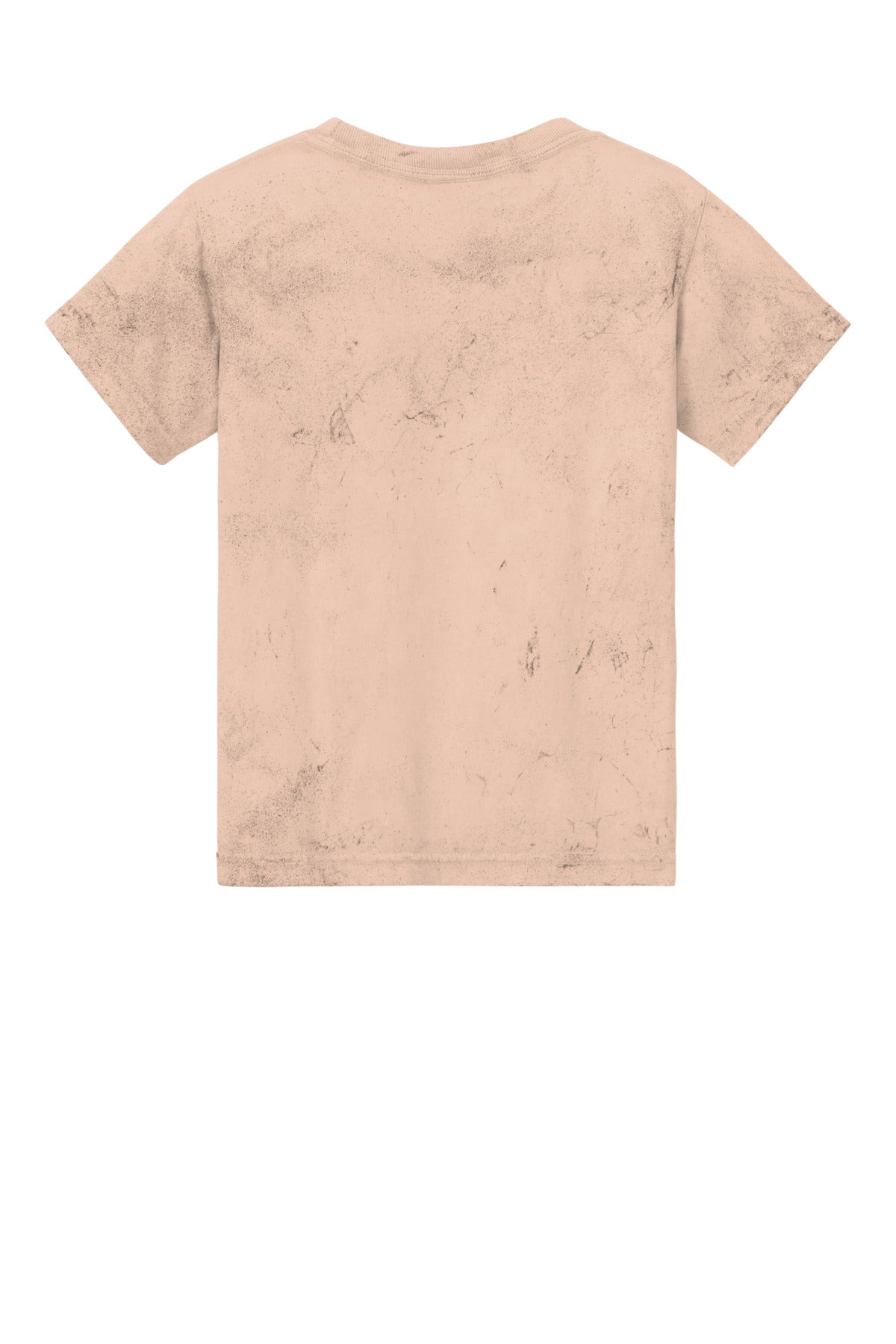 Rear View of Umber Comfort Colors Youth Heavyweight Color Blast Tee 1745Y