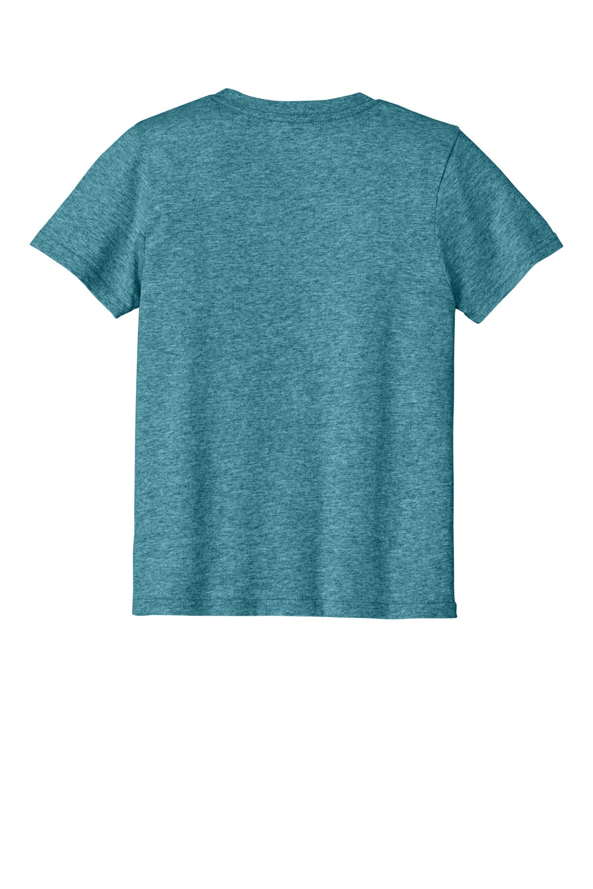 Rear View of VivdTealHr Port & Co Youth Easy Cotton Tee PC43Y