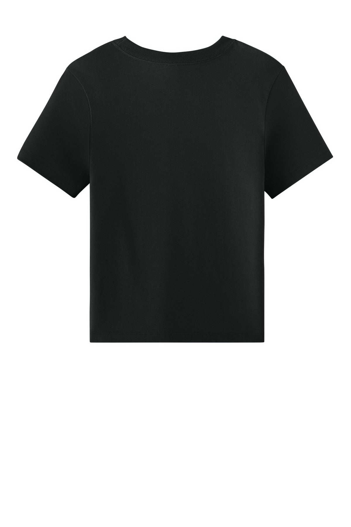 Rear View of VtgBlack BELLA+CANVAS Women's 6-Ounce Heavyweight Tee BC6110