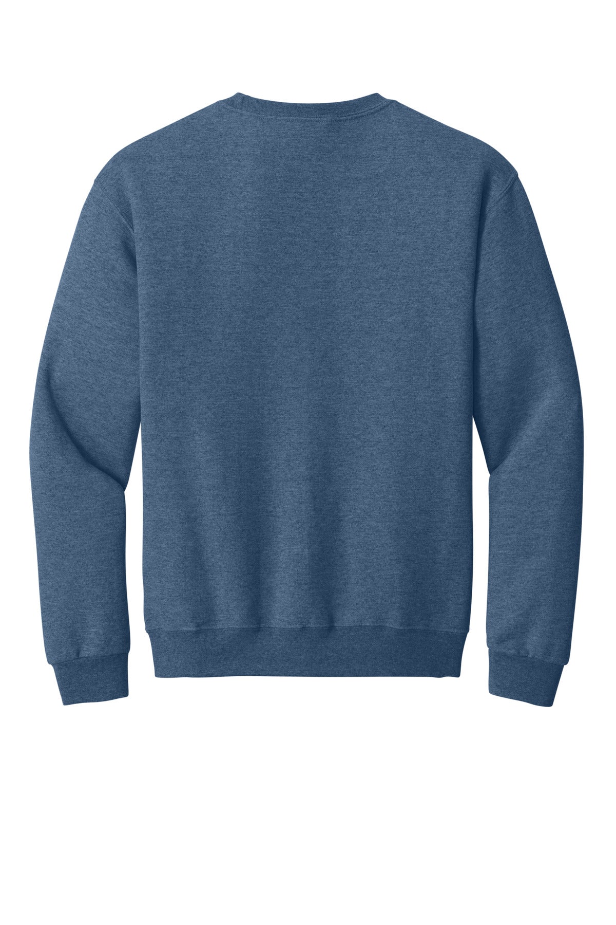 Rear View of VtgHtrBl Jerzees - NuBlend Crewneck Sweatshirt. 562M