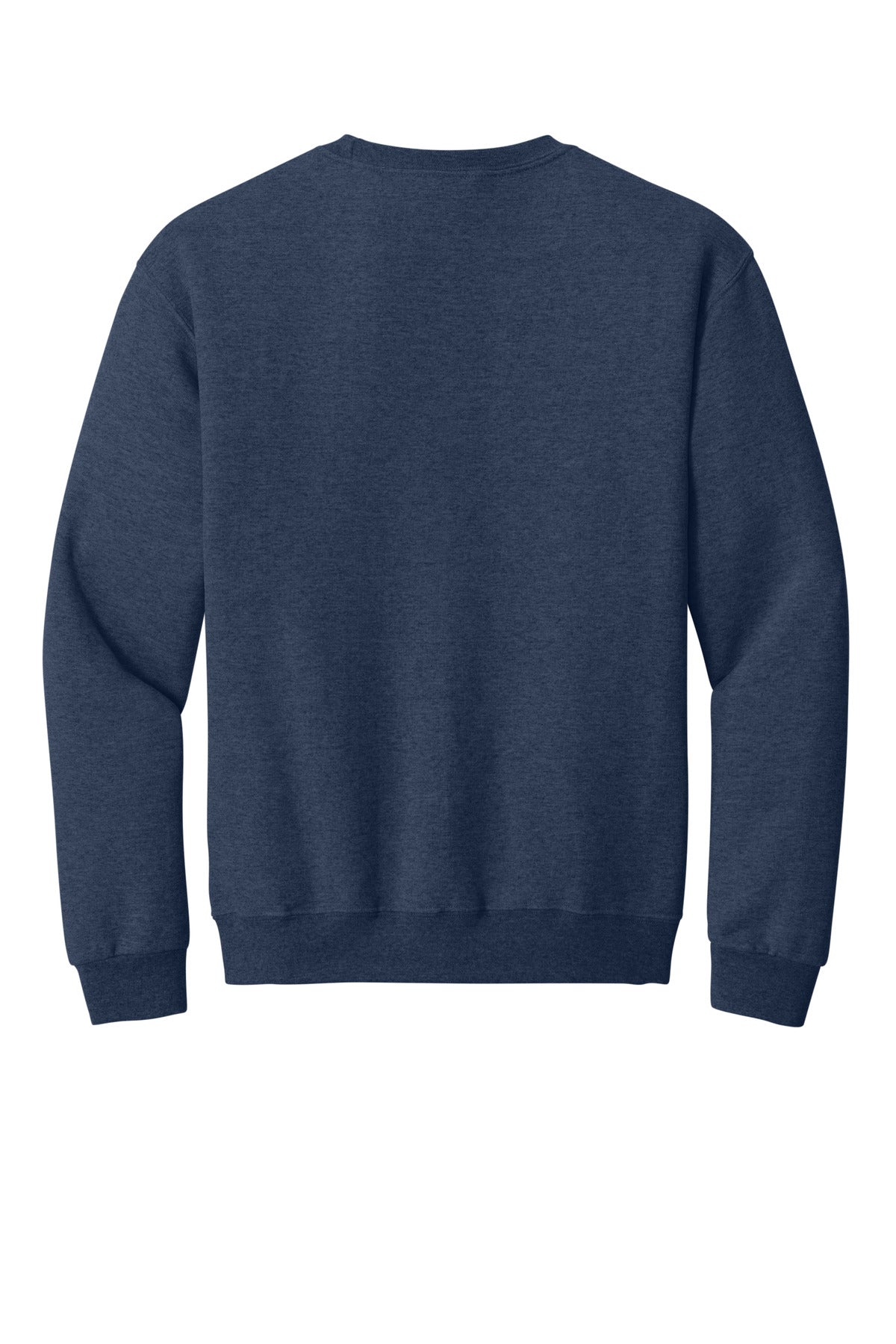 Rear View of VtgHtrNavy Jerzees - NuBlend Crewneck Sweatshirt. 562M