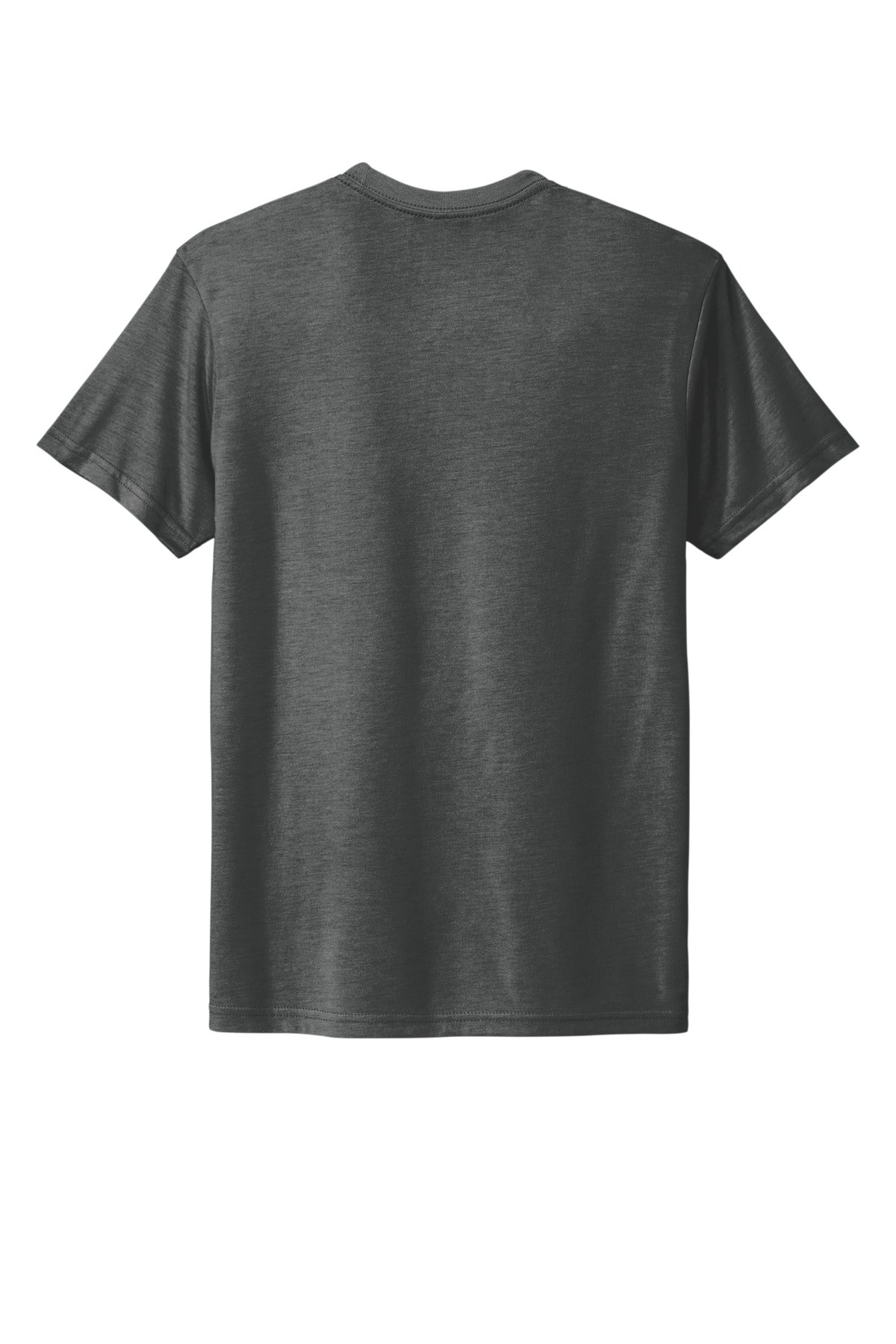 Rear View of VtgHvyMetl Next Level Apparel Adult Tri-Blend Tee. NL6010
