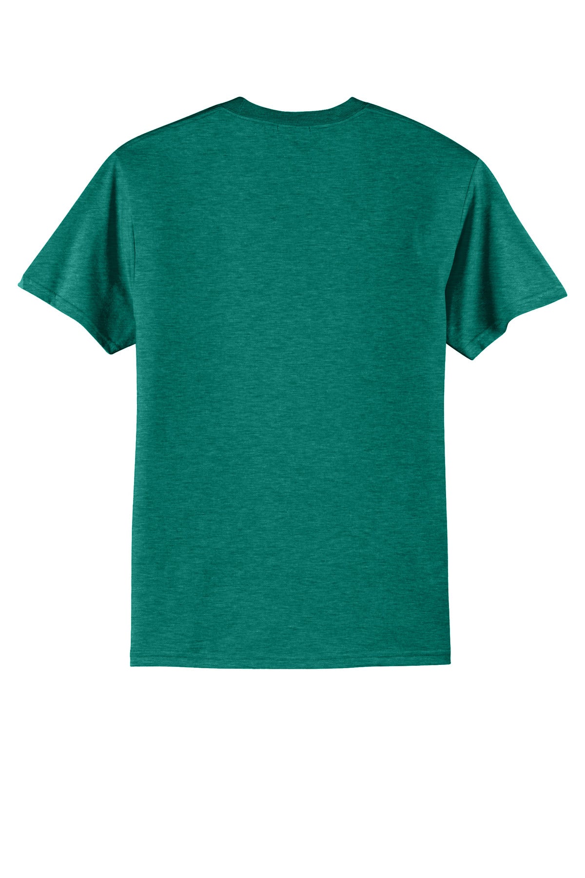 Rear View of VtgJadeGrn Port & Co Core Blend Tee. PC55