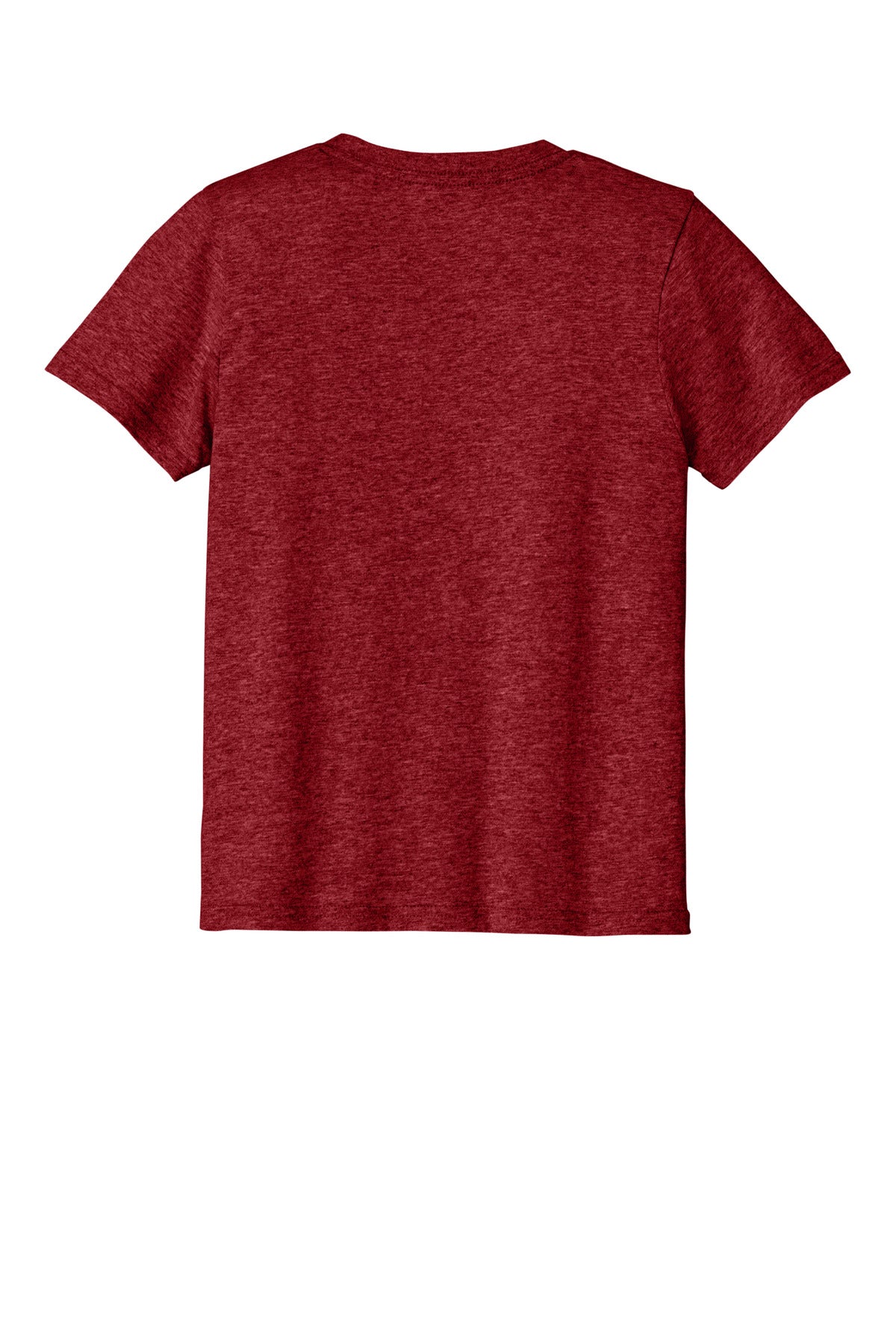 Rear View of VtgRed Port & Co Youth Easy Cotton Tee PC43Y