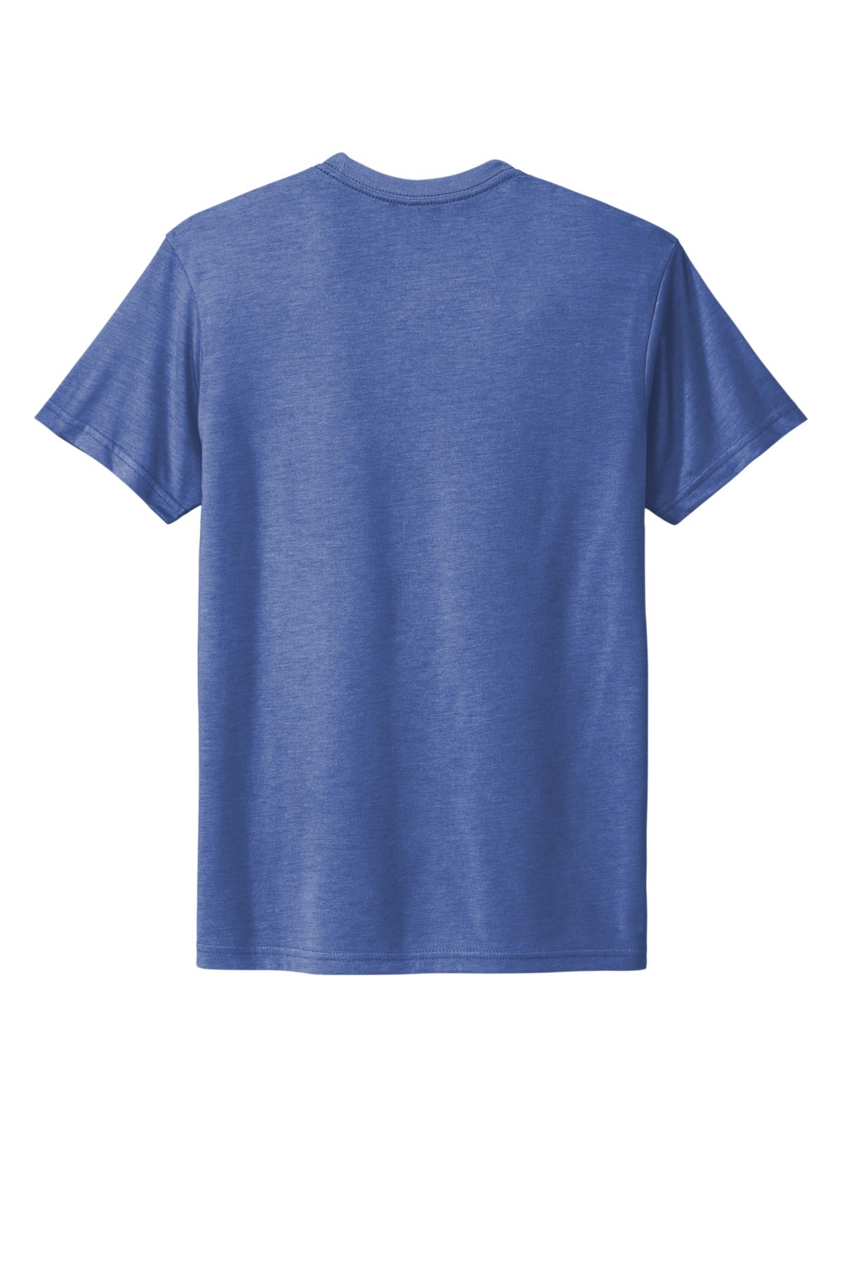 Rear View of VtgRoyal Next Level Apparel Adult Tri-Blend Tee. NL6010