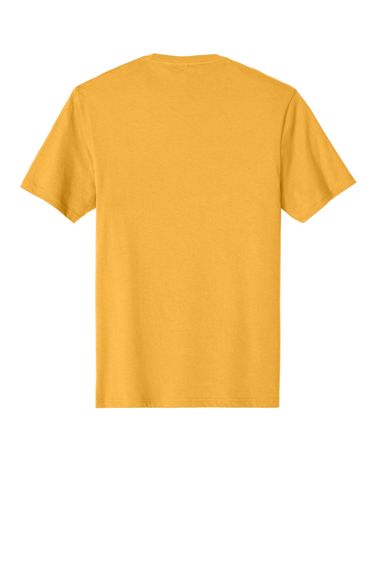 Rear View of WarmGold District Perfect Weight Tee. DT104