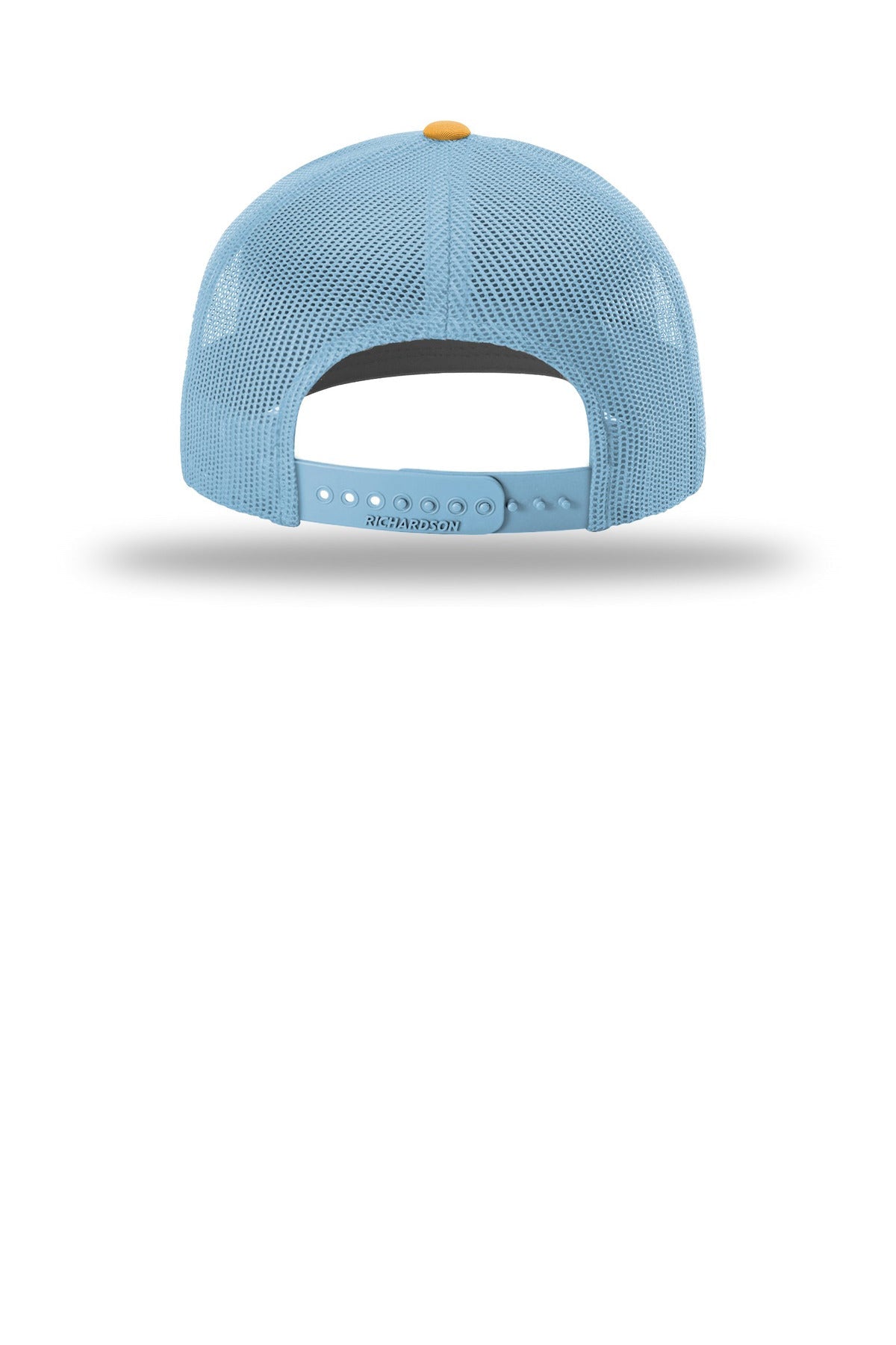 Rear View of W/ClmbB/Yl Richardson Trucker Cap 112