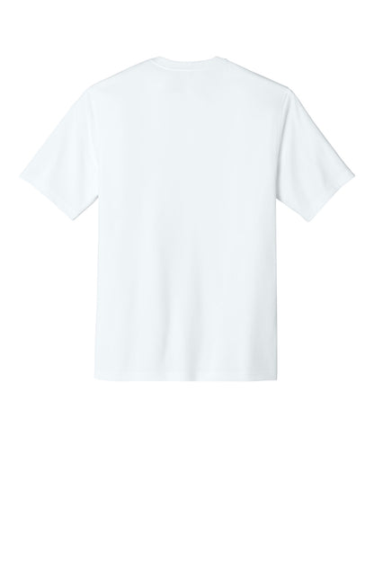 Rear View of White CornerStone Workwear Pro Short Sleeve Tee CS440