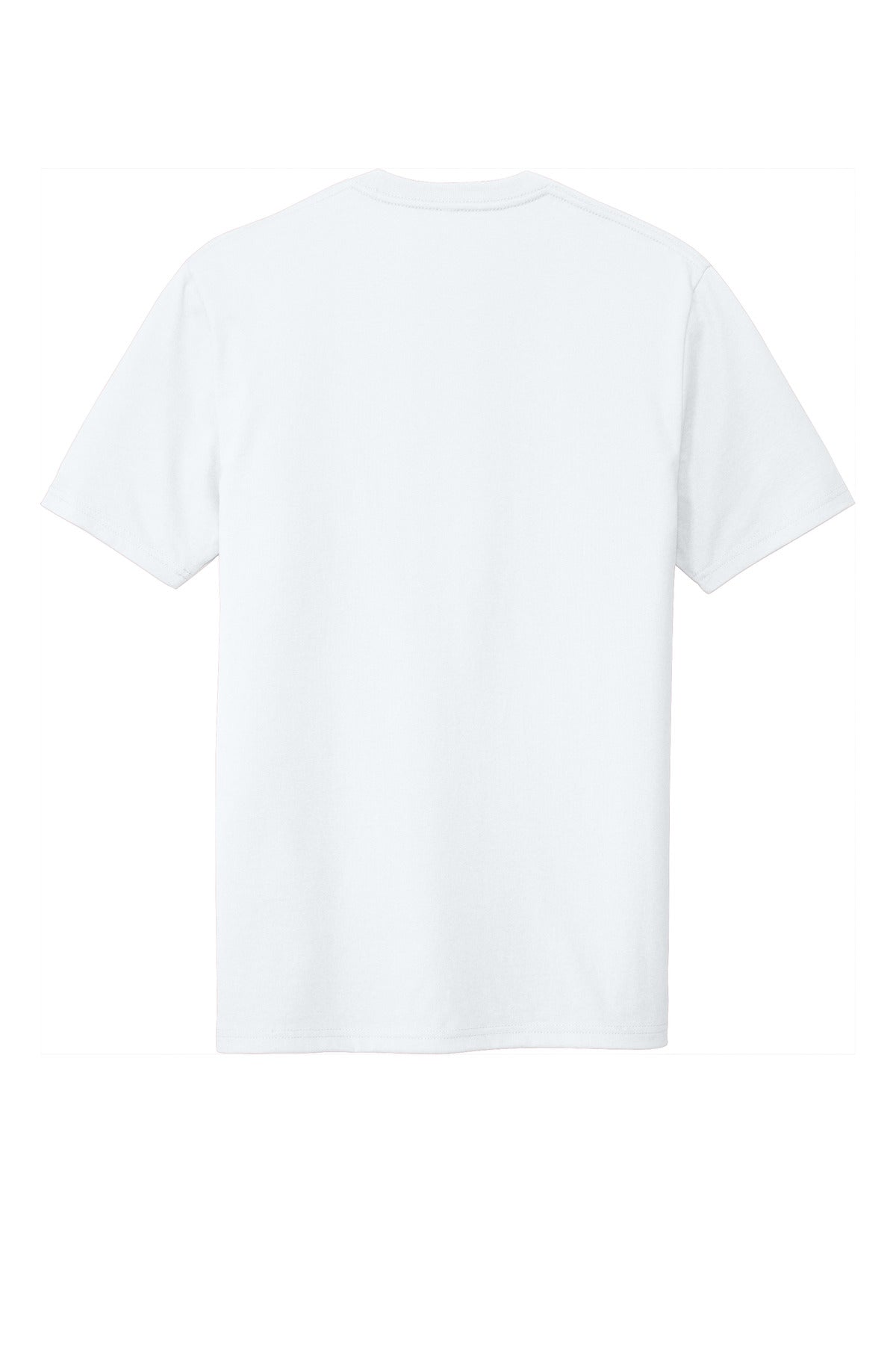 Rear View of White District Re-Tee DT8000