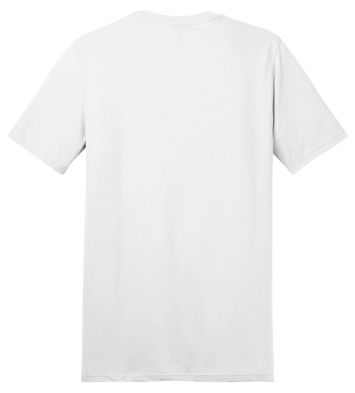 Rear View of White District The Concert Tee DT5000