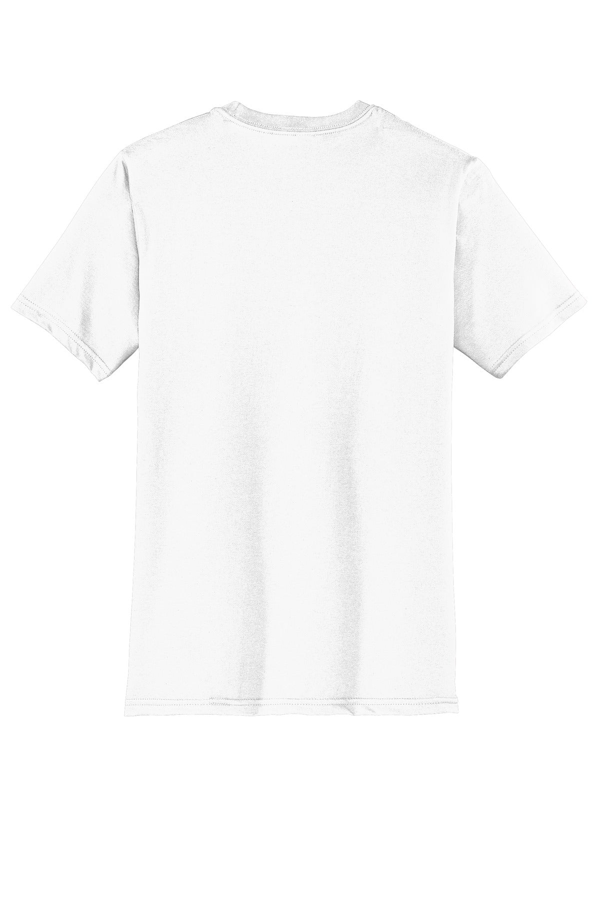 Rear View of White District Very Important Tee . DT6000