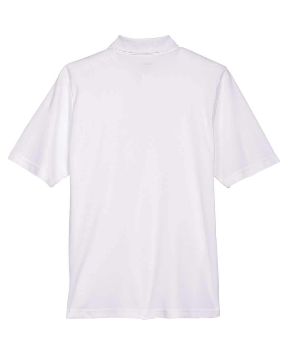 Rear View of White Men's Origin Performance Piqué Polo - 88181