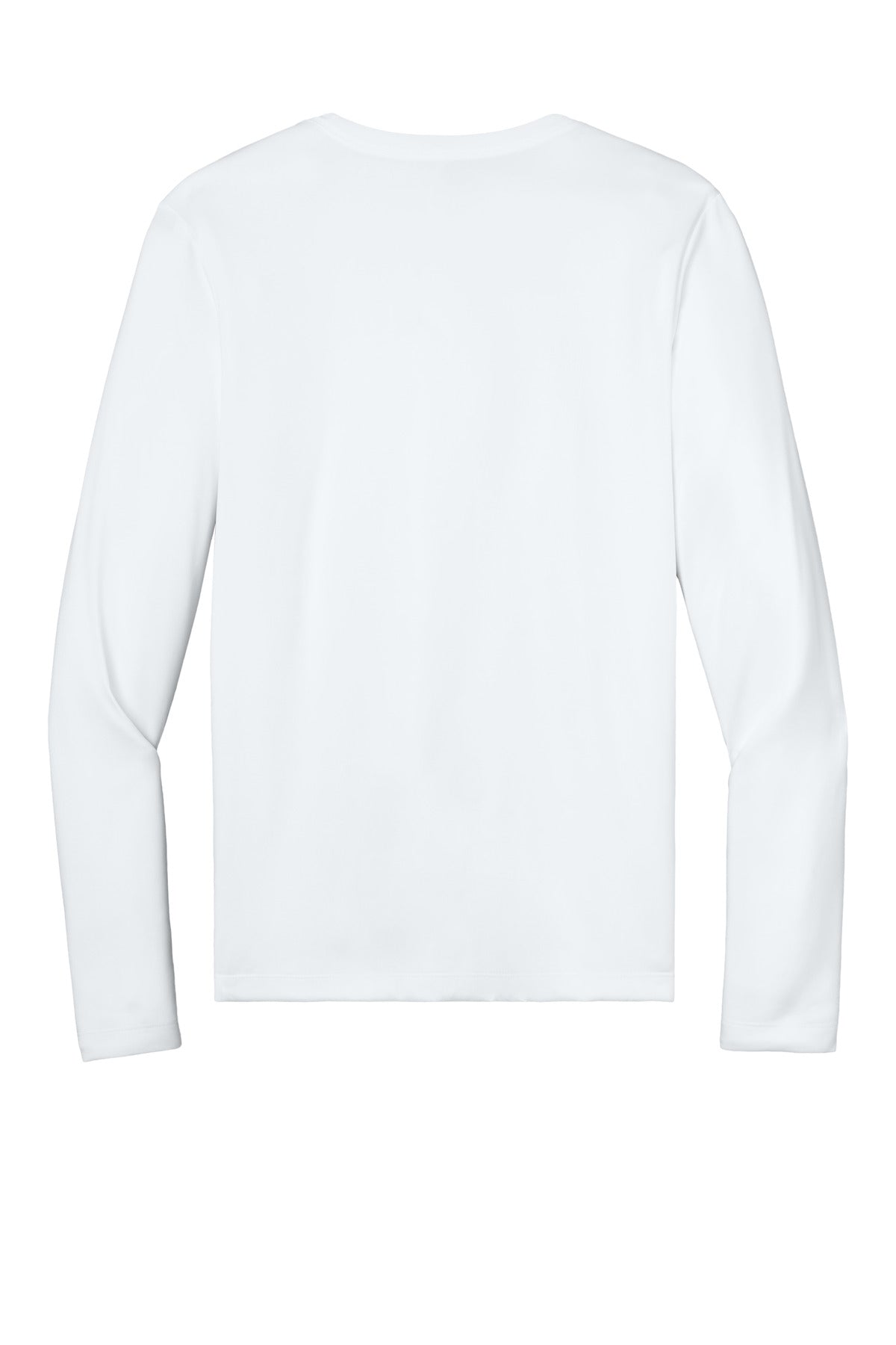 Rear View of White Nike Team rLegend Long Sleeve Tee NKHQ4550