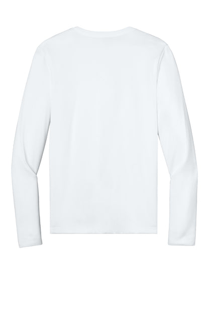 Rear View of White Nike Team rLegend Long Sleeve Tee NKHQ4550