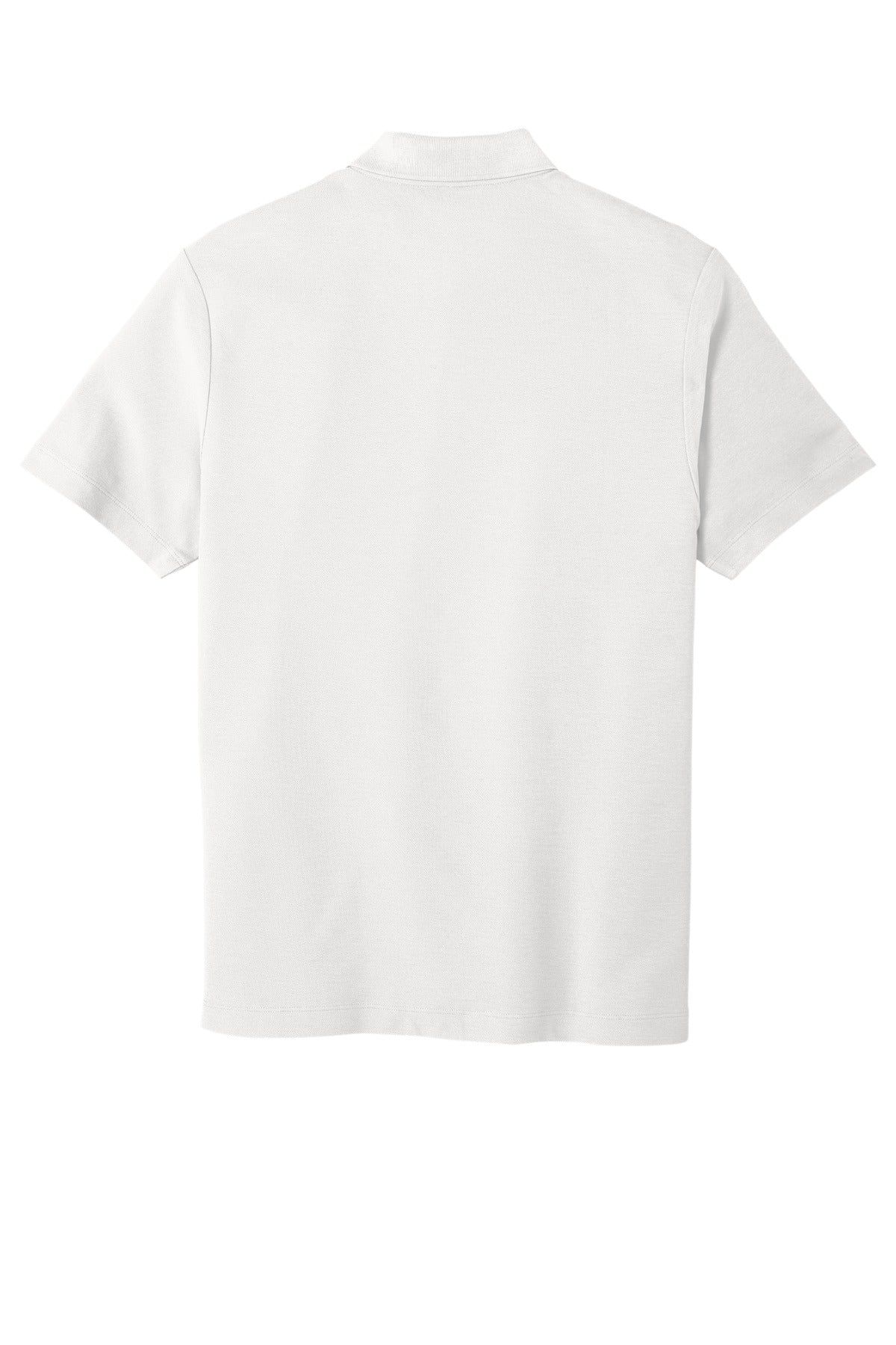 Rear View of White Port Authority SuperPro React Polo. K810