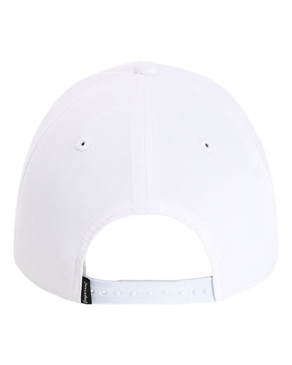 Rear View of White/ Royal The Wingman Cap - 7054