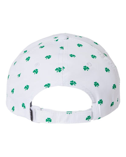 Rear View of White Shamrock Alter Ego Cap - X210R