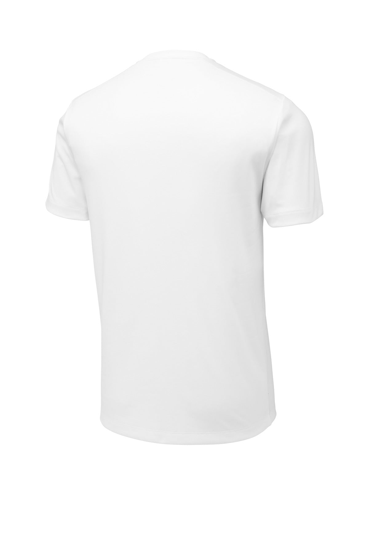Rear View of White Sport-Tek Posi-UV Pro Tee. ST420