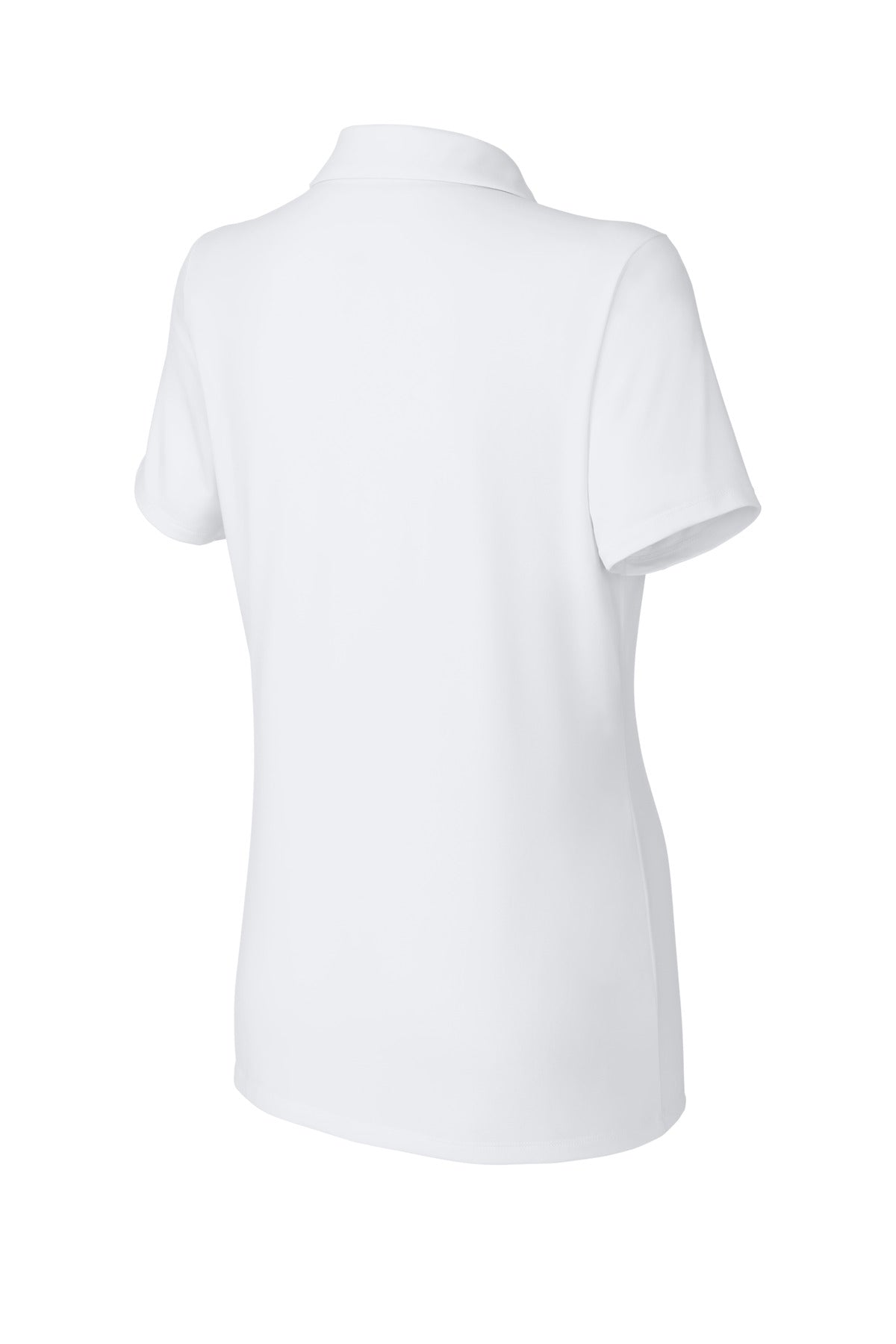 Rear View of White Sport-Tek Women's Versa Polo LST490