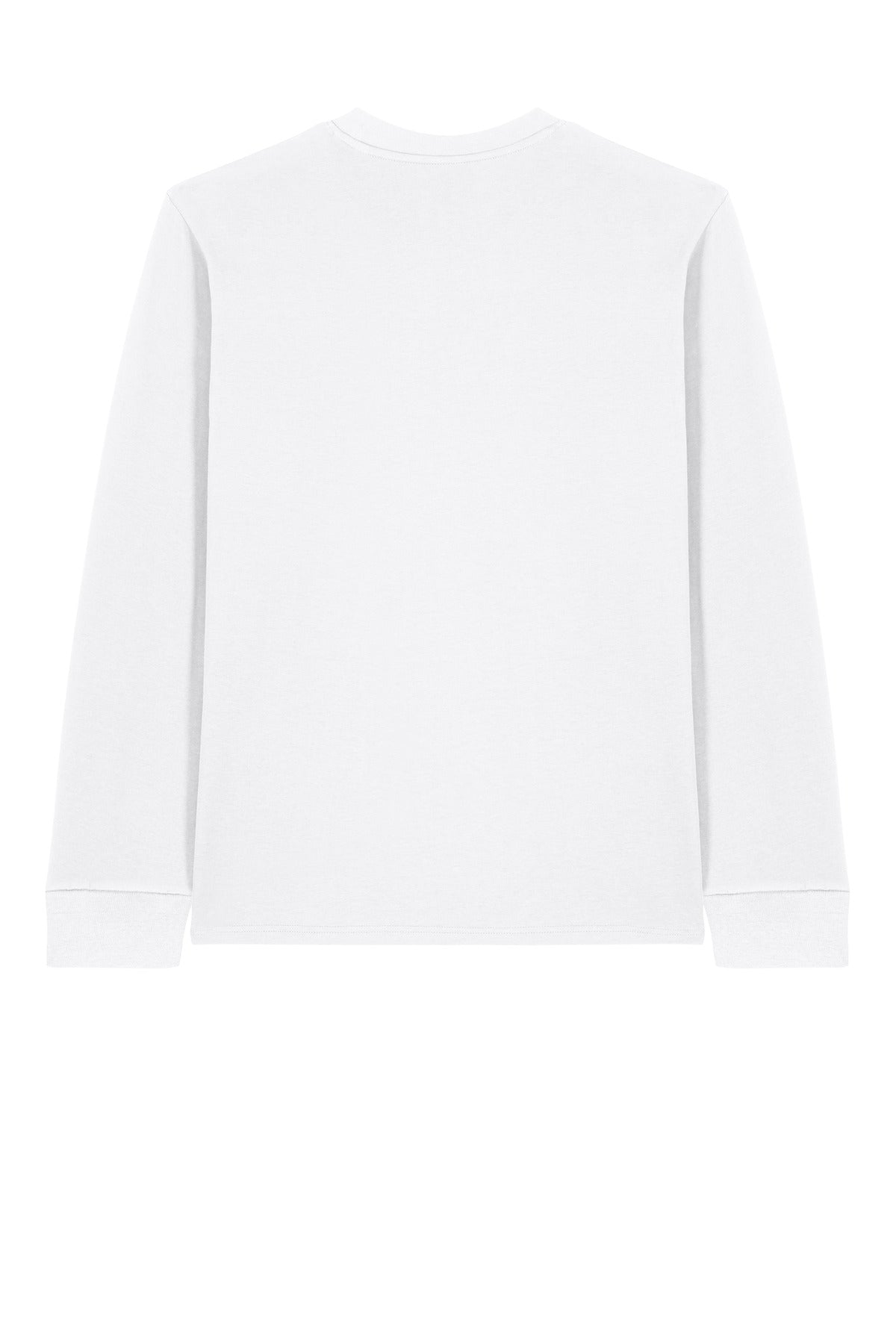 Rear View of White Stanley/Stella Unisex Creator 2.0 Long Sleeve Tee SXU022