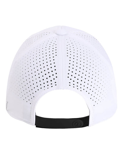 Rear View of White The Dyno Cap - S1505