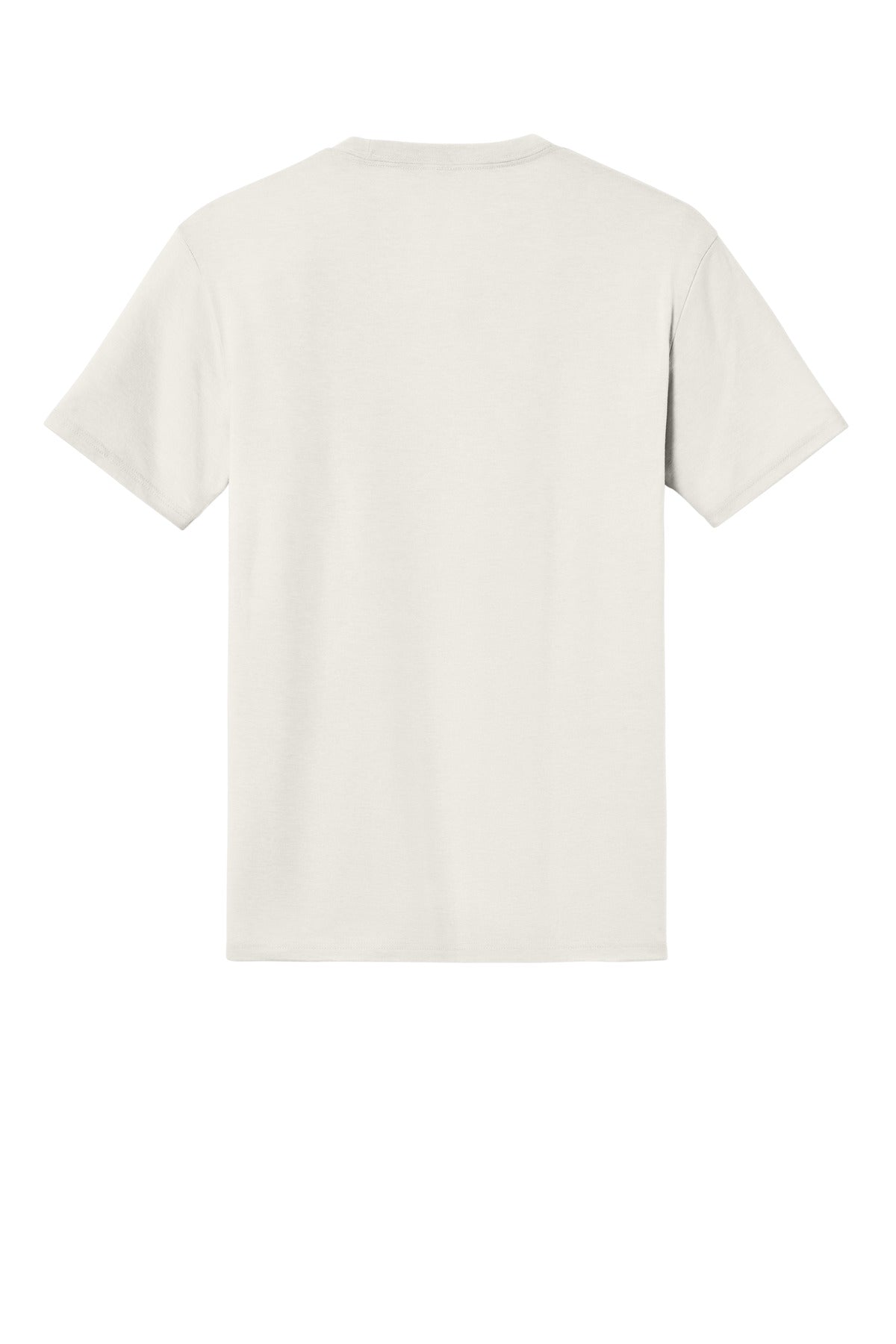 Rear View of WhiteSmoke District Perfect Tri Tee. DM130