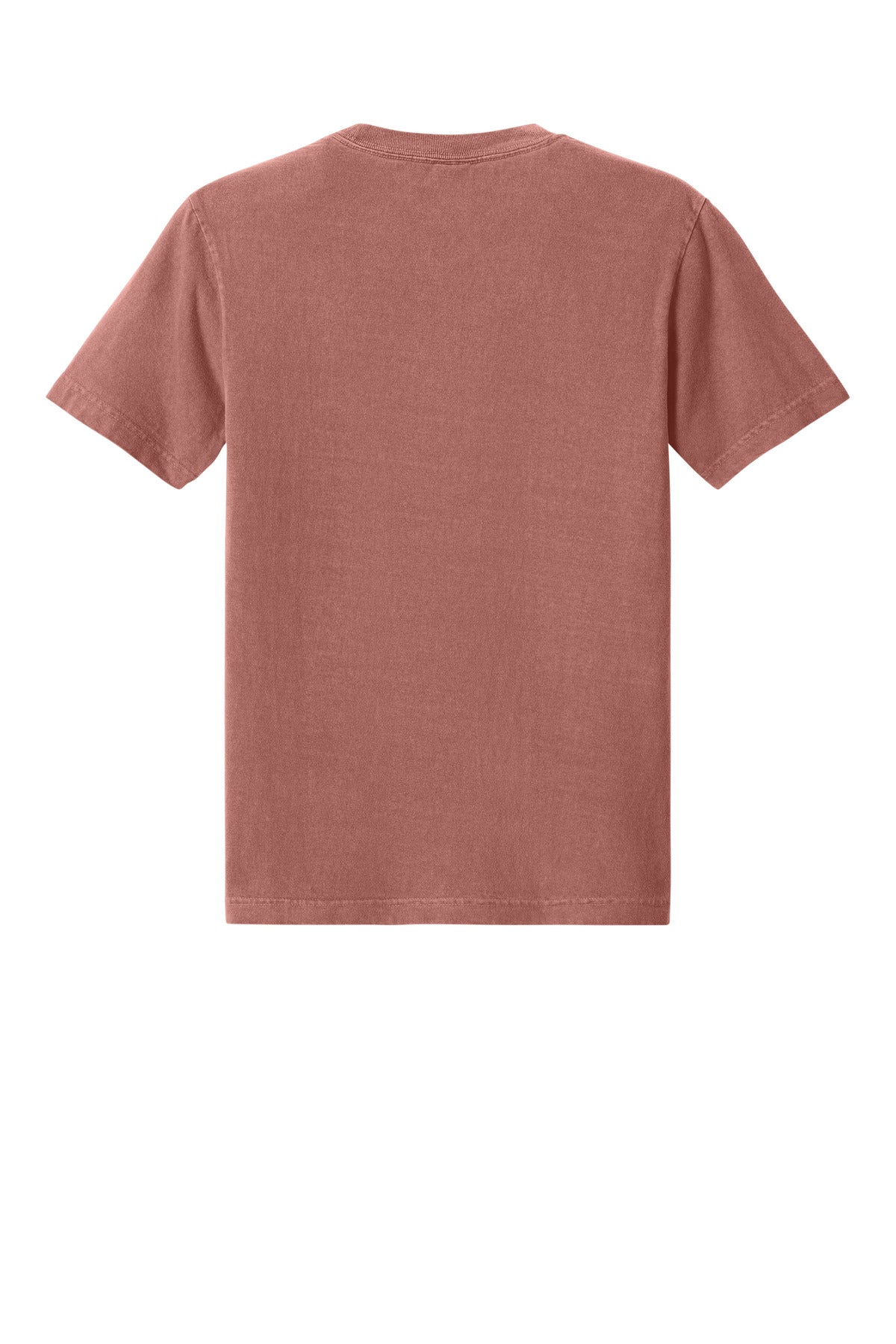 Rear View of WshdChsnt BELLA+CANVAS Unisex Heavyweight Garment-Dyed Tee BC4810GD