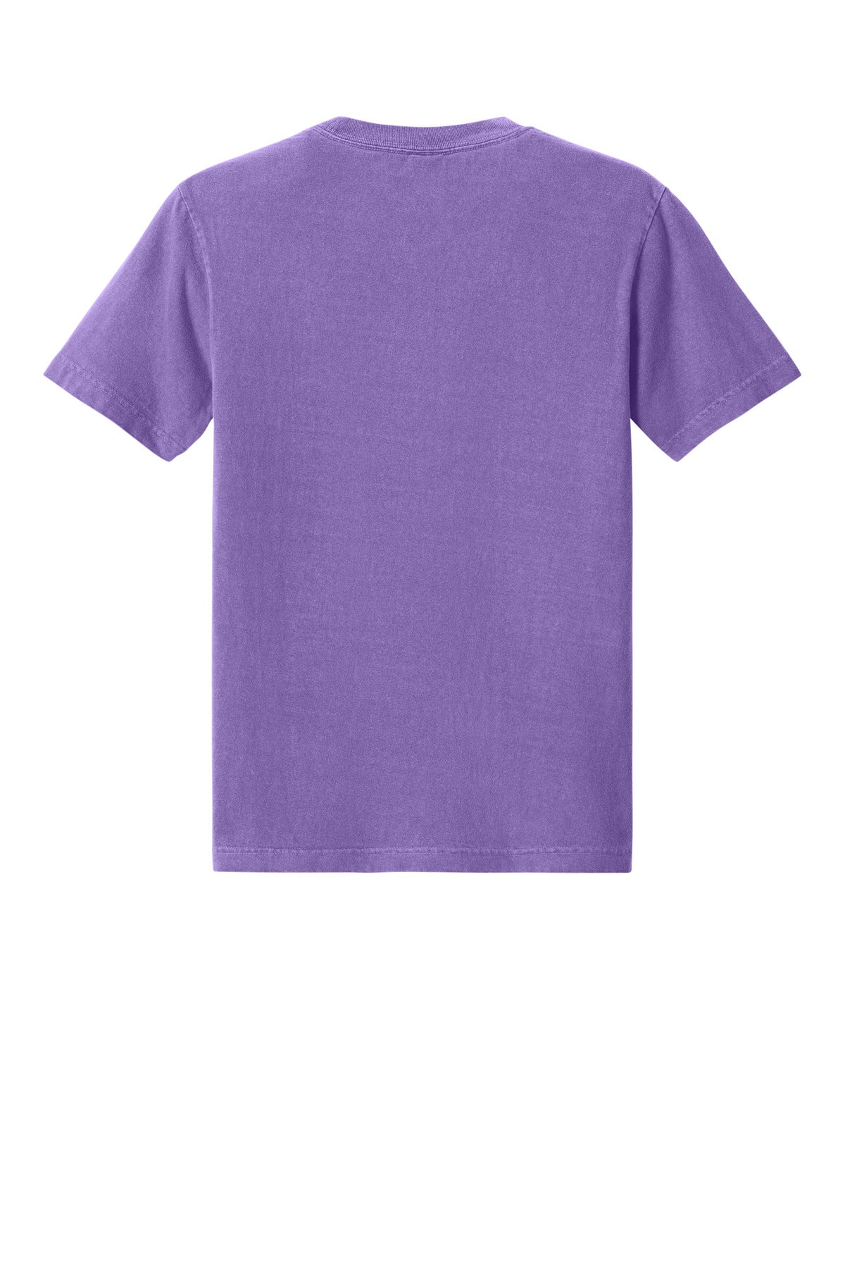 Rear View of WshdPurple BELLA+CANVAS Unisex Heavyweight Garment-Dyed Tee BC4810GD