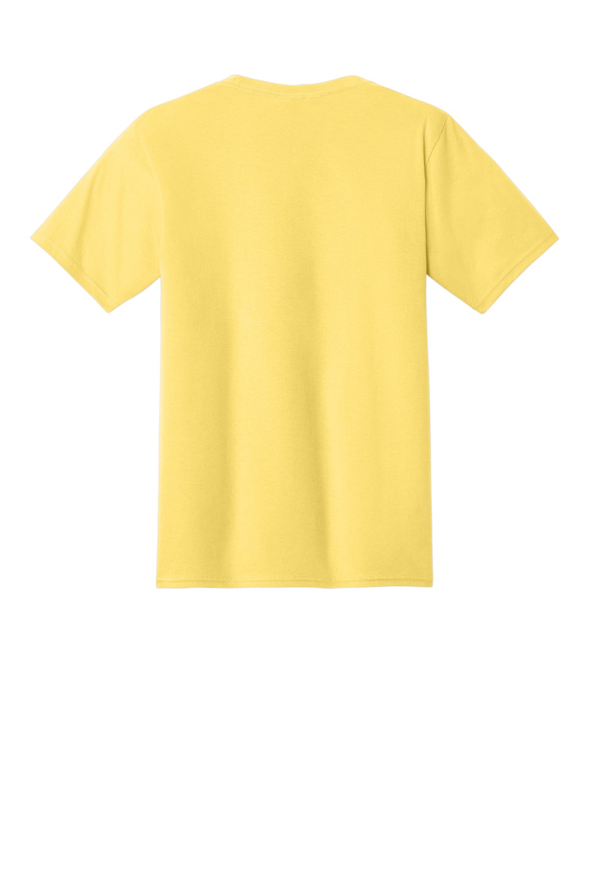 Rear View of Yellow Port & Co Fan Favorite Tee. PC450