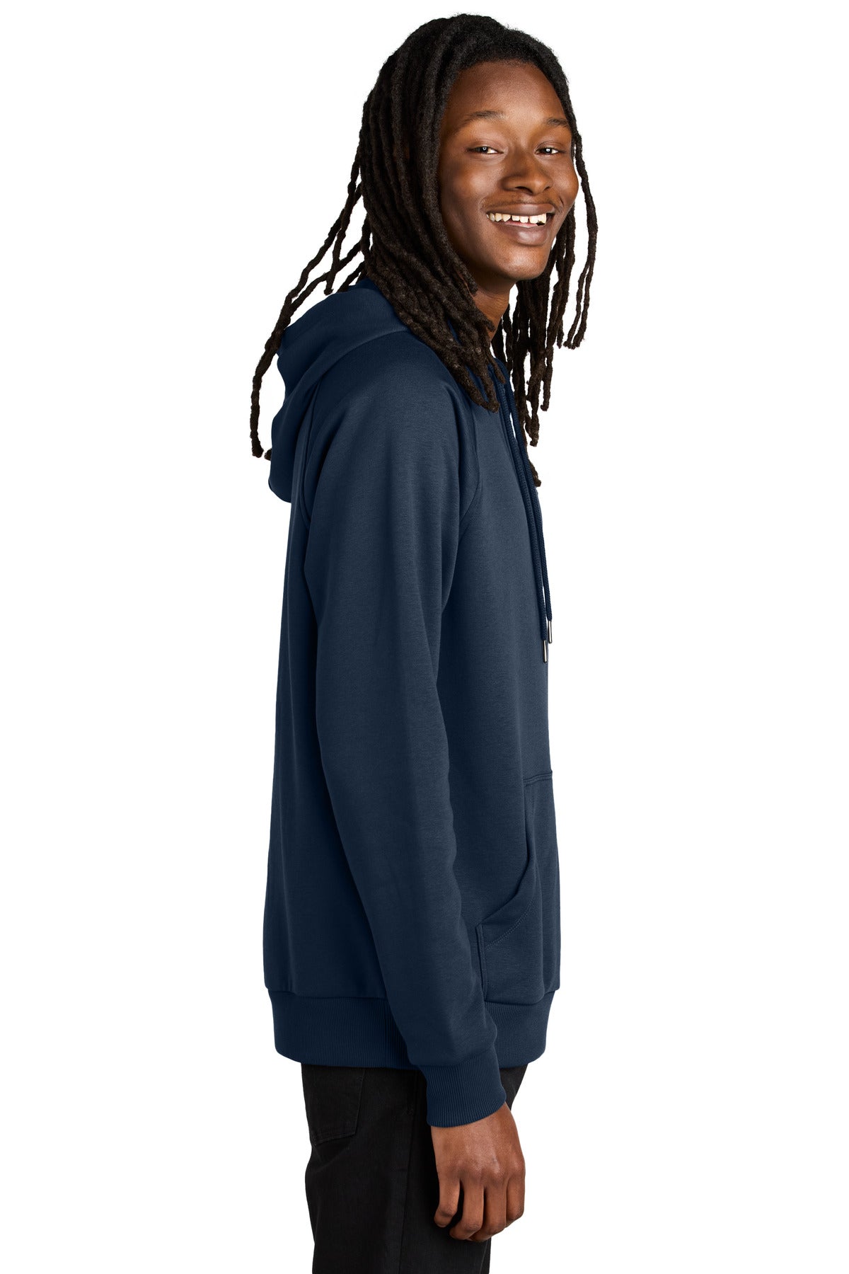 RebelBlue Allmade Unisex Organic CVC Fleece Pullover Hoodie AL5000