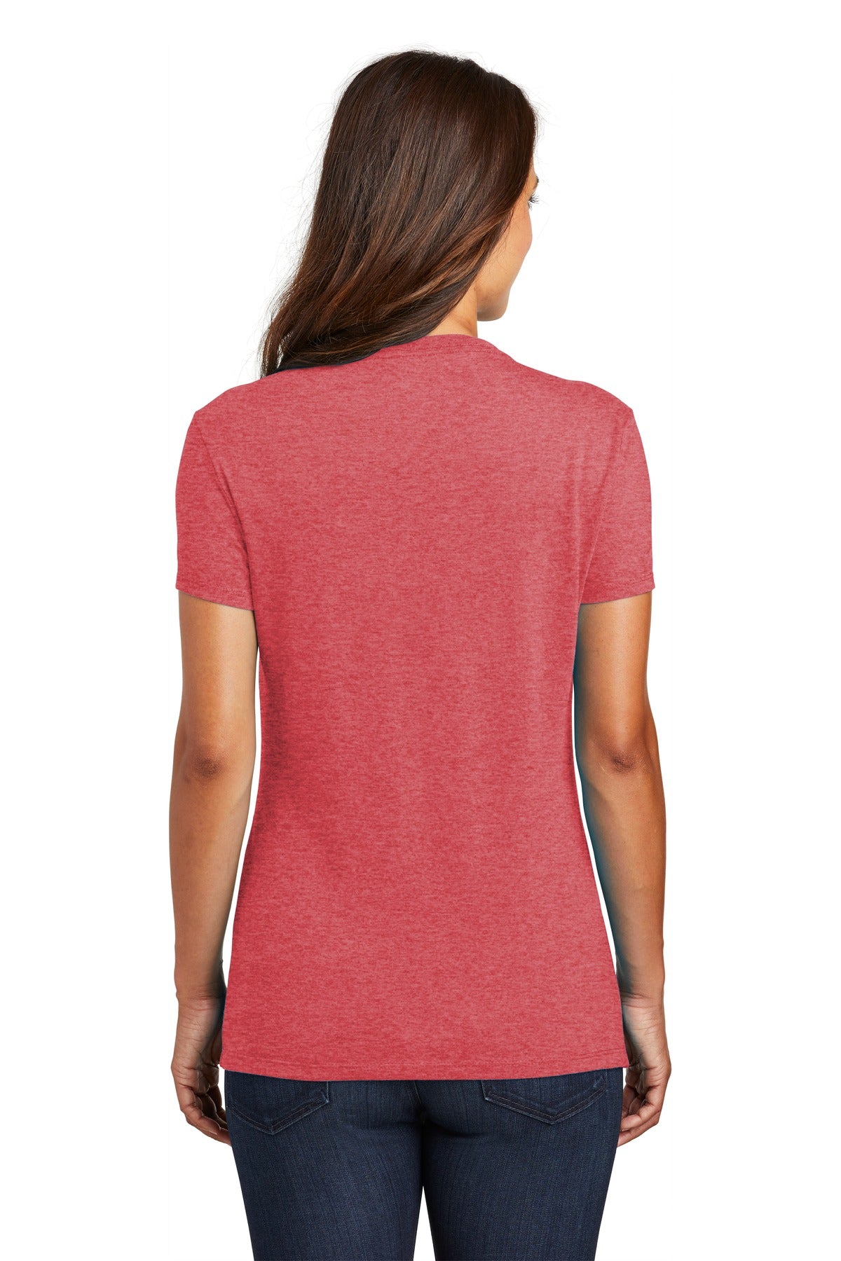 Red Frost District Women's Perfect Tri Tee. DM130L