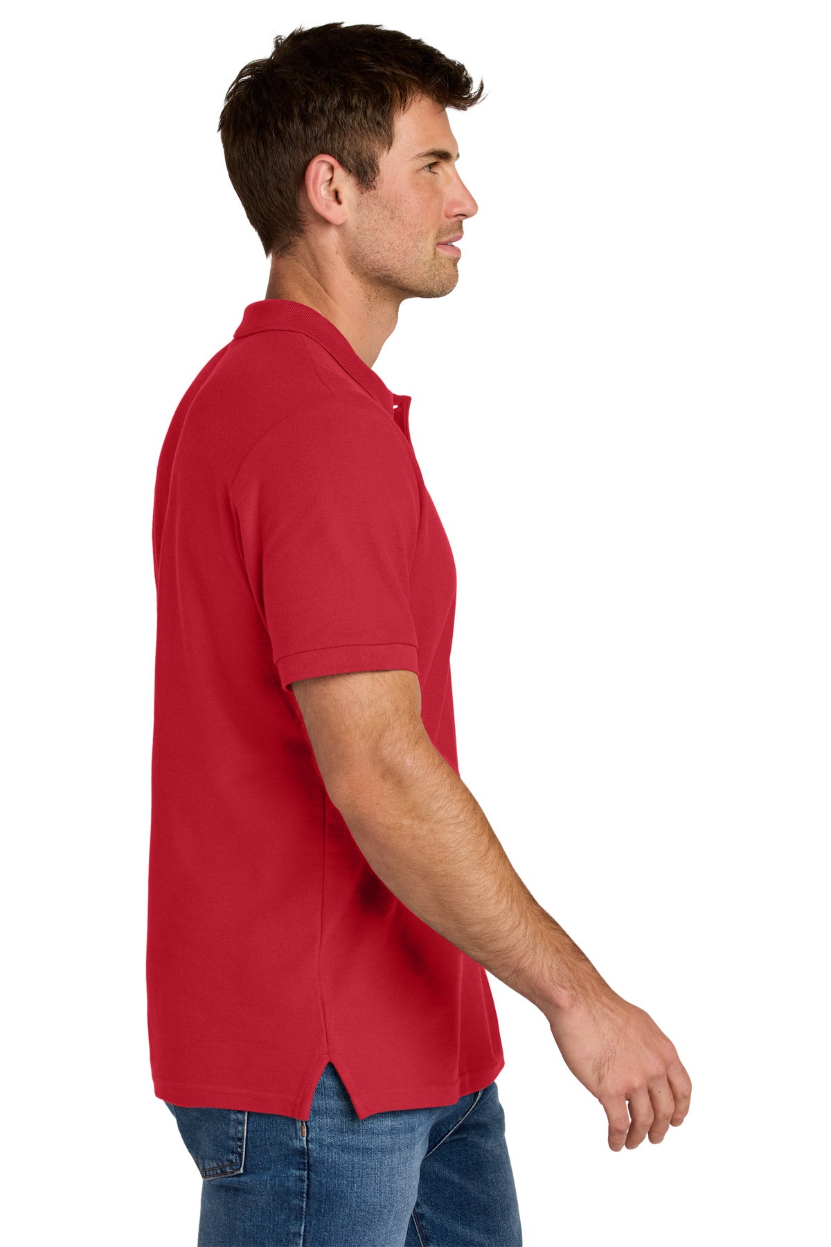 Red Gildan Hammer Pique Polo 85800