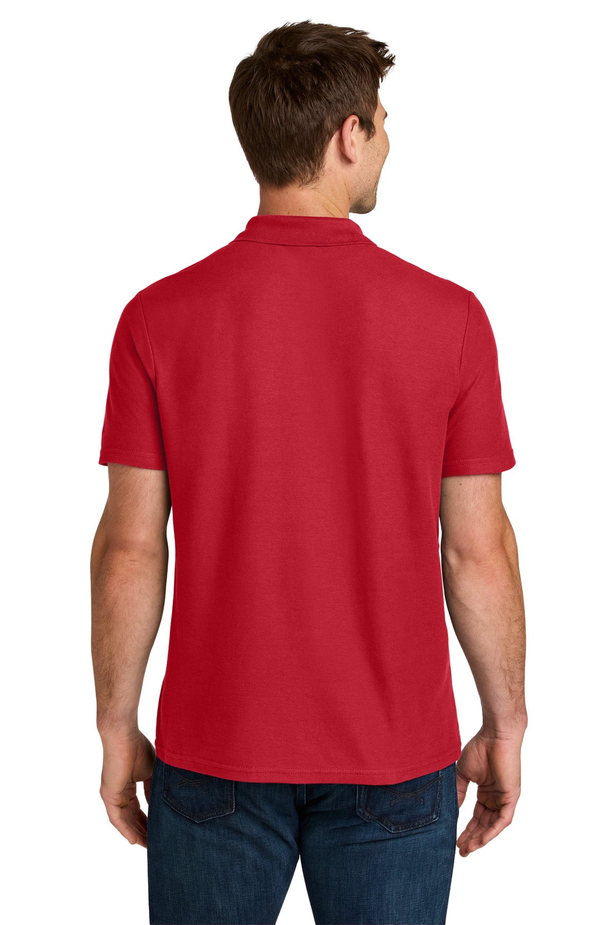 Red Gildan Softstyle Pique Polo 64800