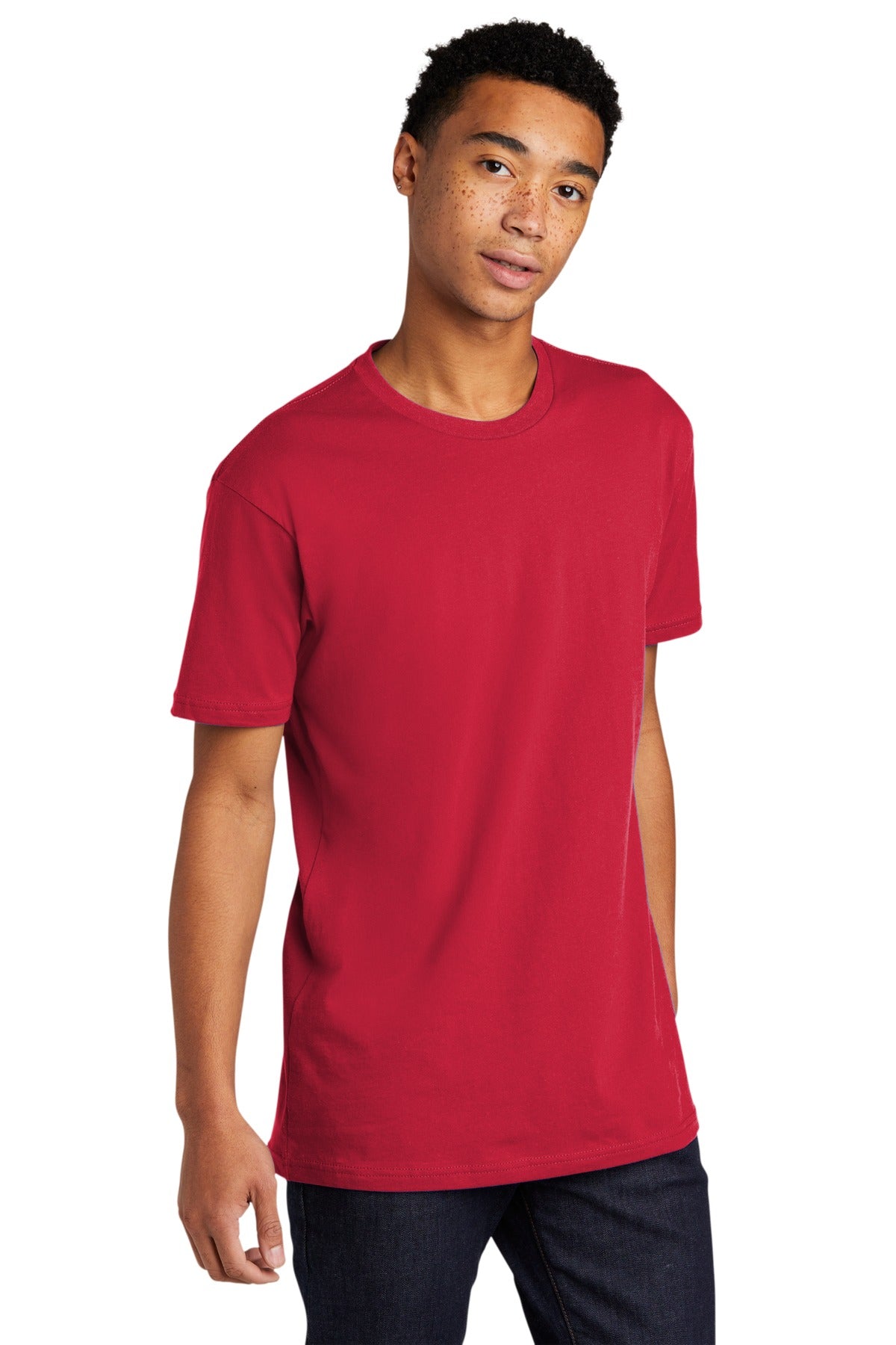 Red Next Level Apparel Adult Cotton Tee. NL3600