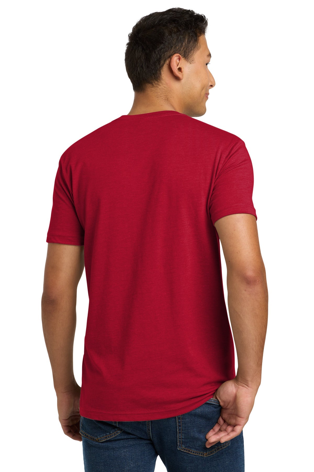 Red Next Level Apparel Adult CVC Tee. NL6210