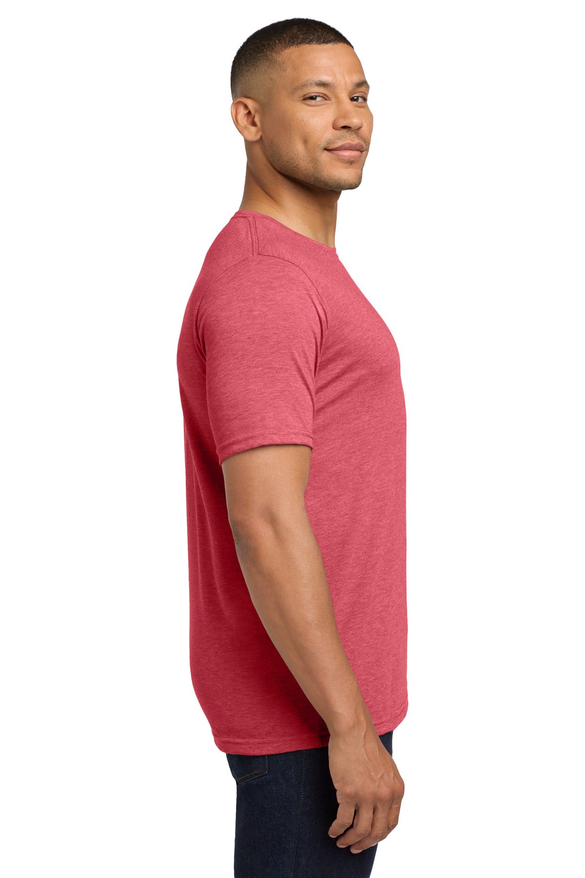 Red Next Level Apparel Adult Poly/Cotton Tee. NL6200