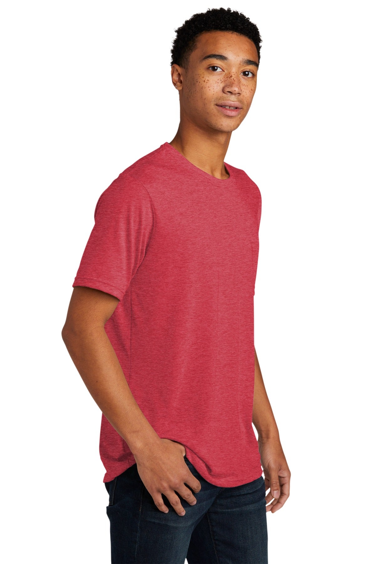 Red Next Level Apparel Adult Poly/Cotton Tee. NL6200