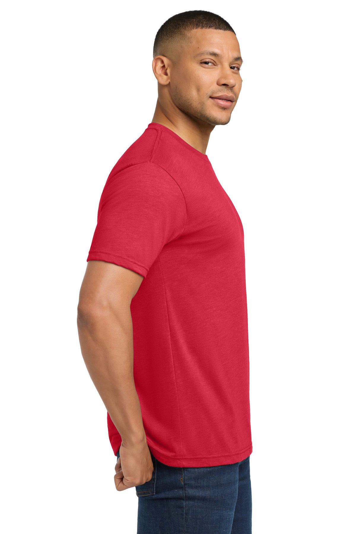 Red Next Level Apparel Adult Tri-Blend Tee. NL6010