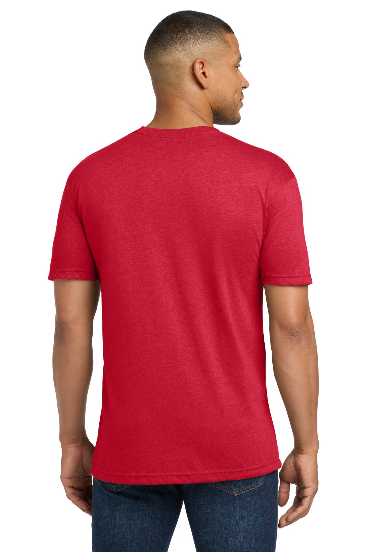 Red Next Level Apparel Adult Tri-Blend Tee. NL6010