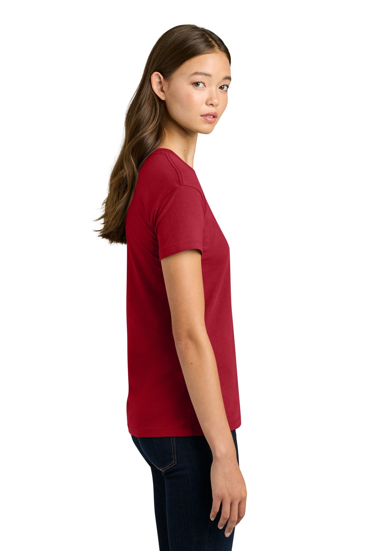 Red Next Level Apparel Women's Cotton Relaxed Tee NL3910
