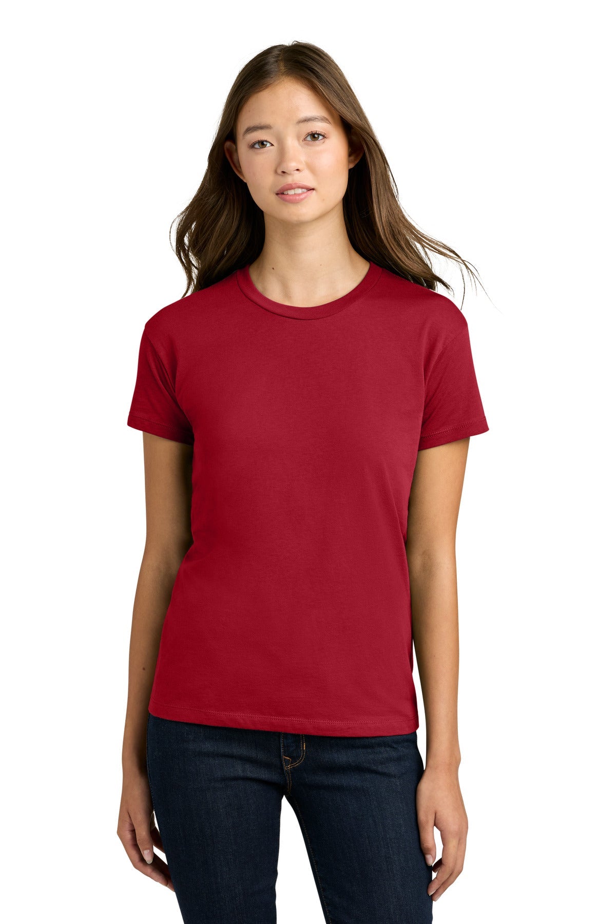 Red Next Level Apparel Women's Cotton Relaxed Tee NL3910